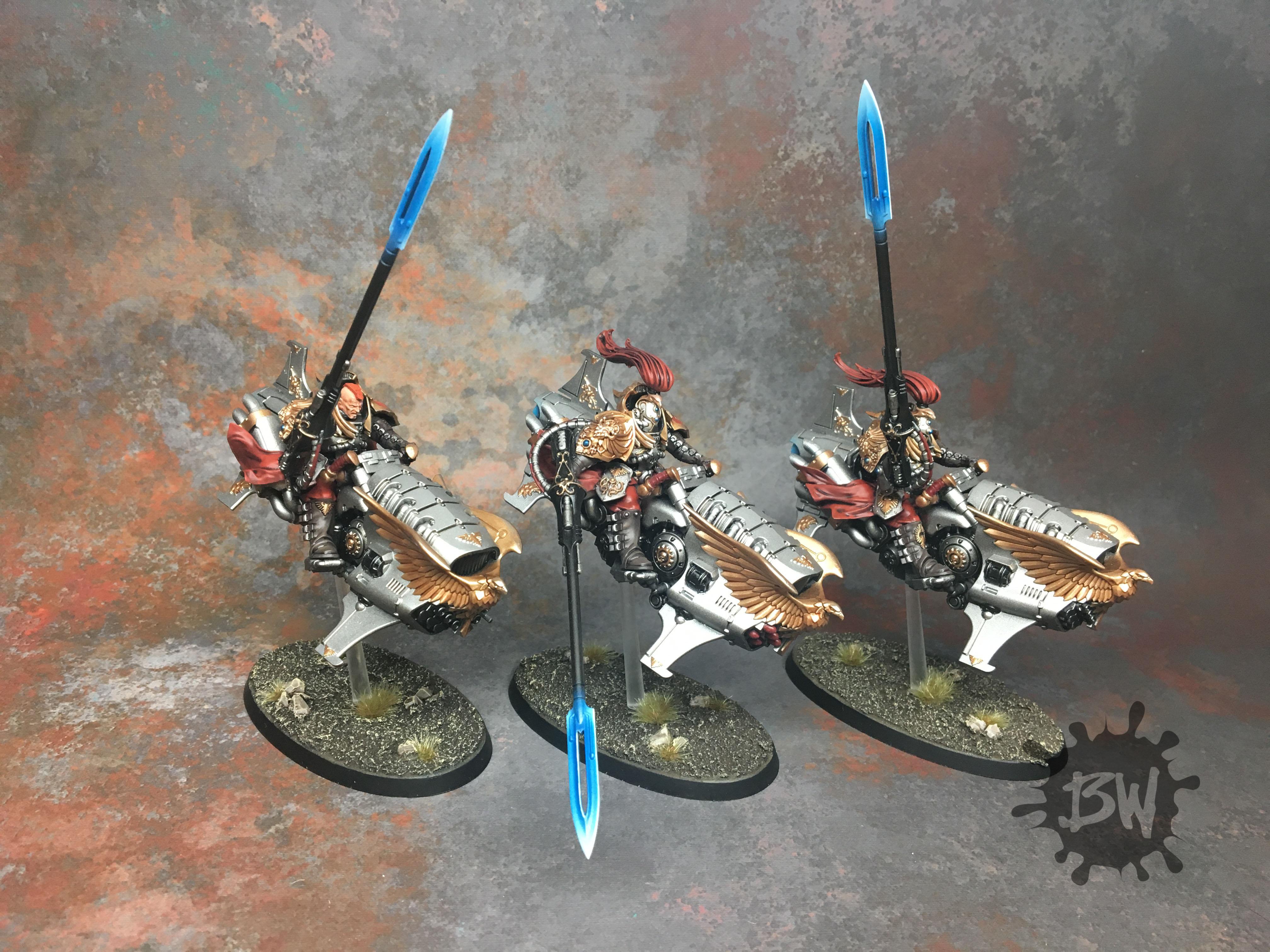 Adeptus Custodes, Imperium, Shield-captain On Dawneagle Jetbike, Warhammer 40,000, Warhammer Fantasy