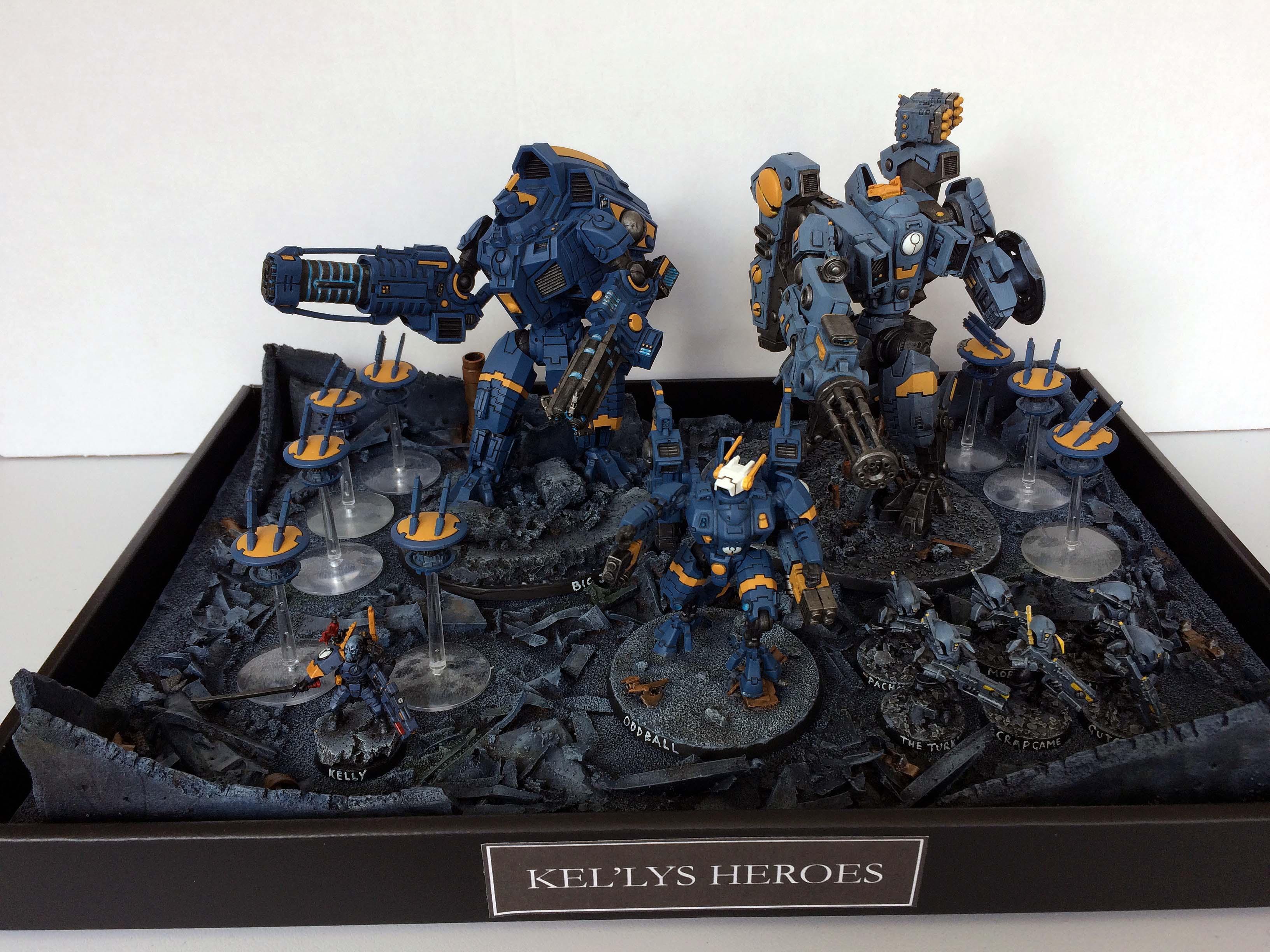 Battlesuit, Coldstar Commander, Riptide, T'au, Tau, Y'vahra