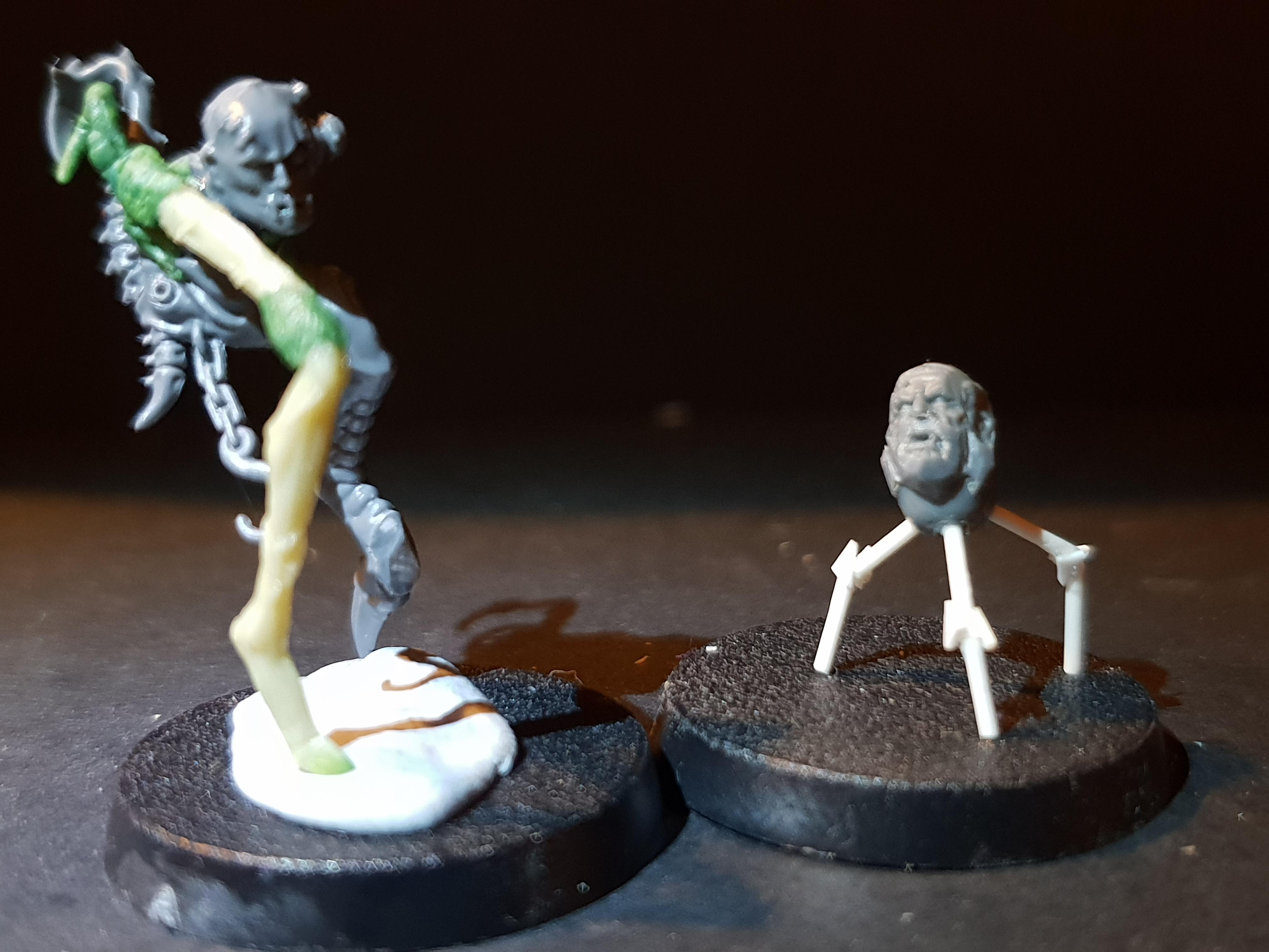 Chaos, Conversion, Daemonettes, Slaanesh, Warhammer 40,000, Work In Progress