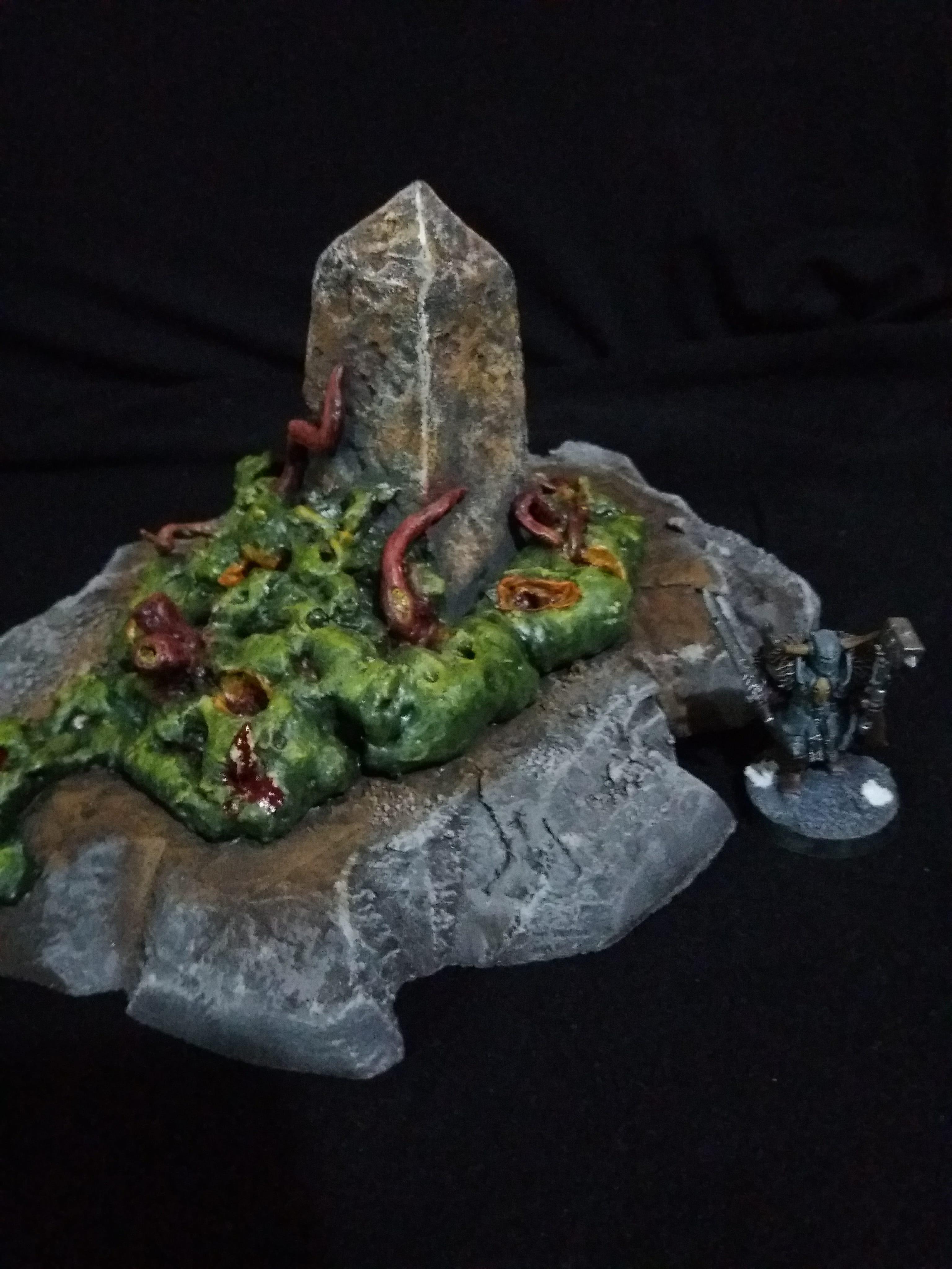 Age, Eyes, Infested, Nurgle, Obelisk, Sigmar, Stone, Tentacles, Terrain, Ulcers, Warhammer Fantasy, Worms