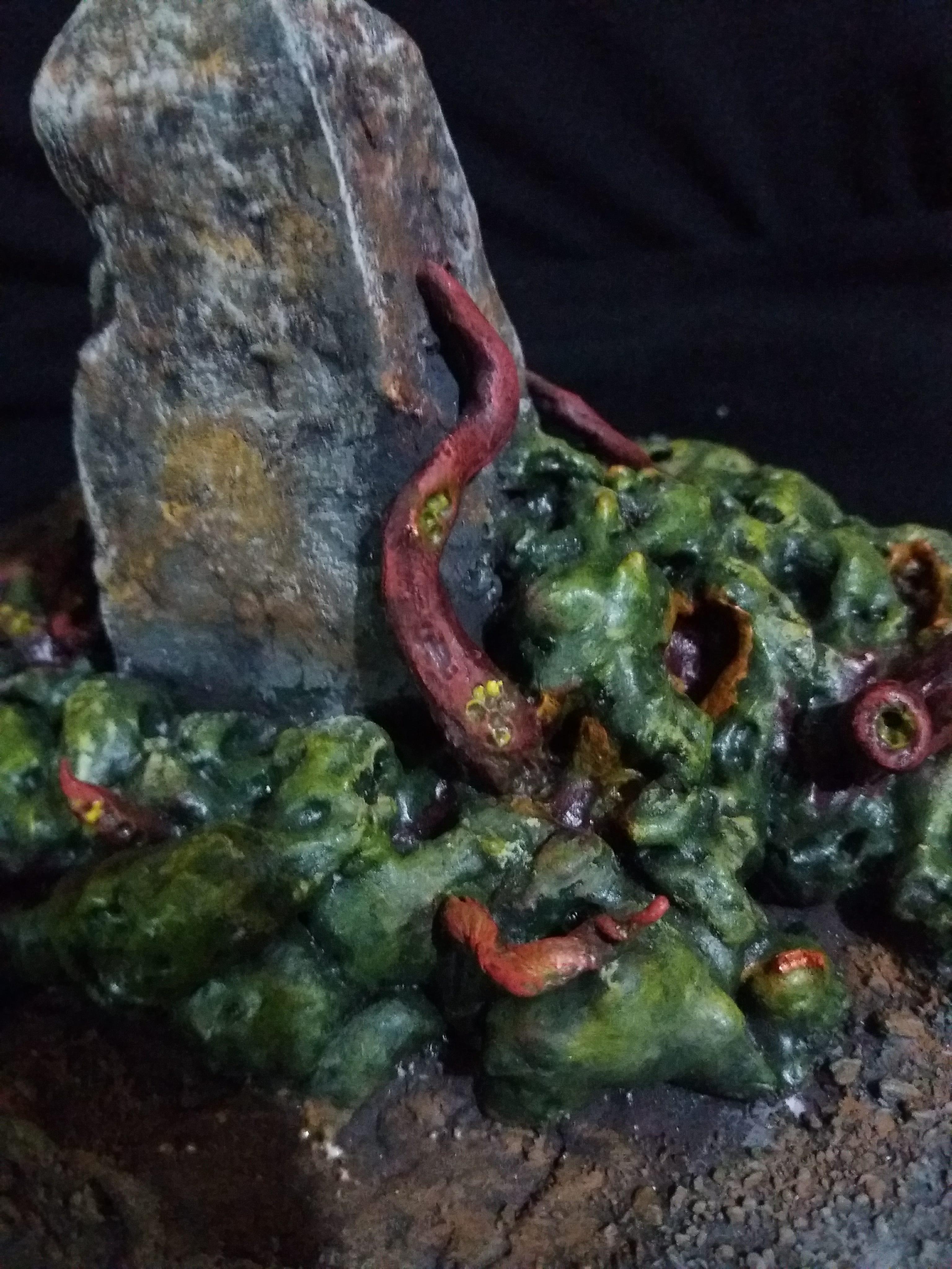 Age, Eyes, Infested, Nurgle, Obelisk, Sigmar, Stone, Tentacles, Terrain, Ulcers, Warhammer Fantasy, Worms