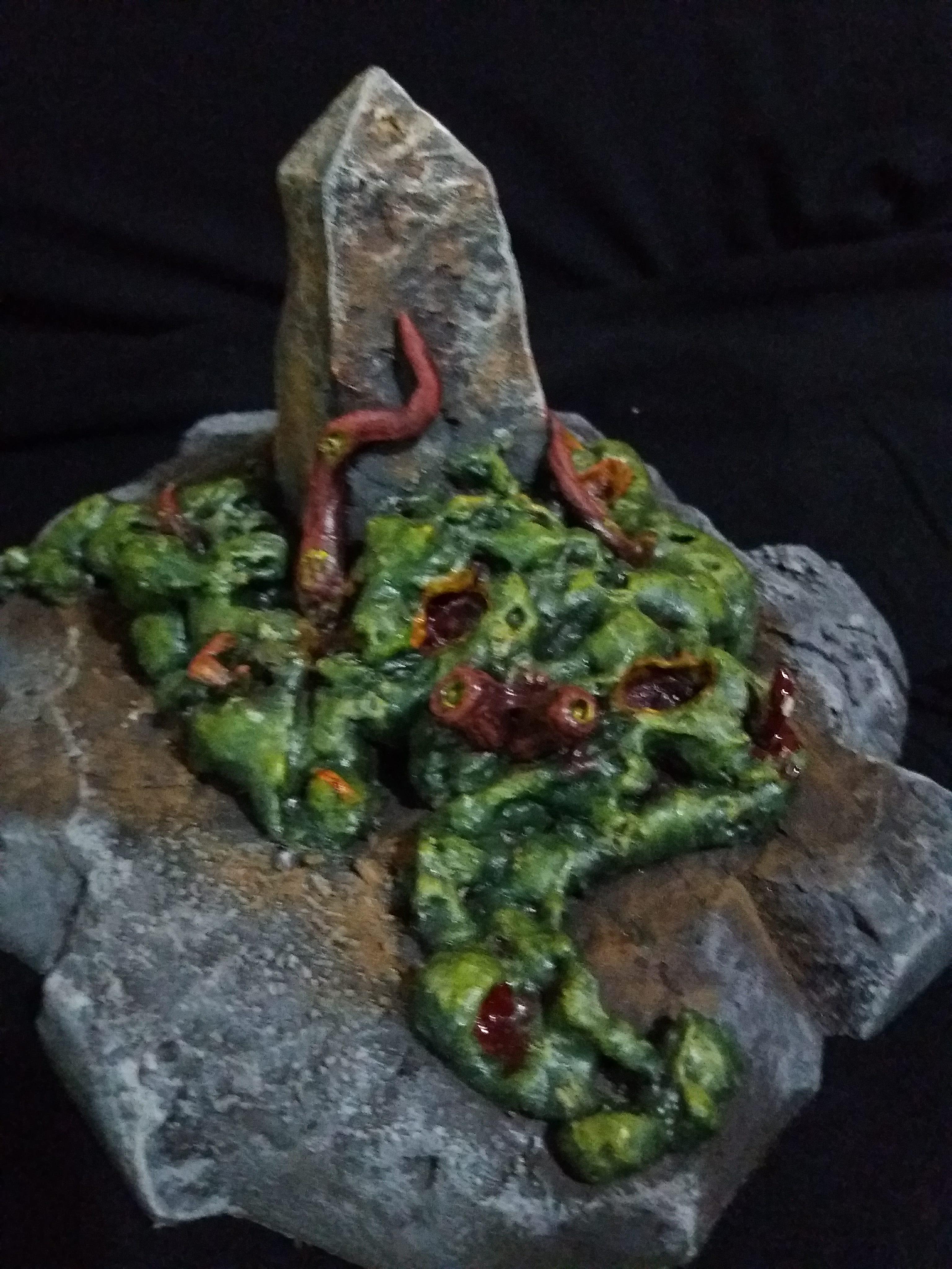 Age, Eyes, Infested, Nurgle, Obelisk, Sigmar, Stone, Tentacles, Terrain, Ulcers, Warhammer Fantasy, Worms