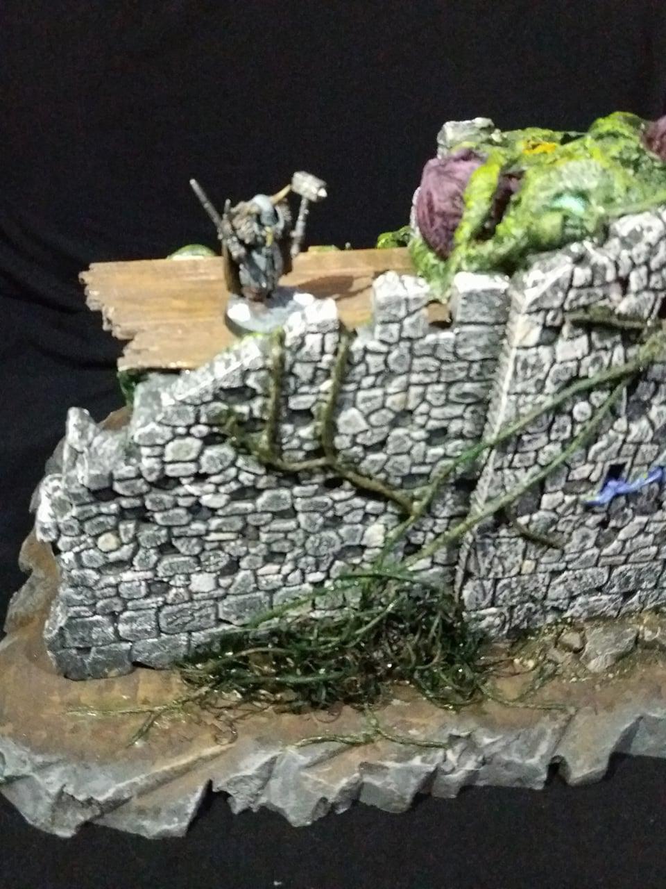 Age, Bretonnians, Eggs, Eyes, Fort, Infested, Mousillon, Nurgle, Sigmar, Stone, Tentacles, Terrain, Ulcers, Walls, Warhammer Fantasy, Worms