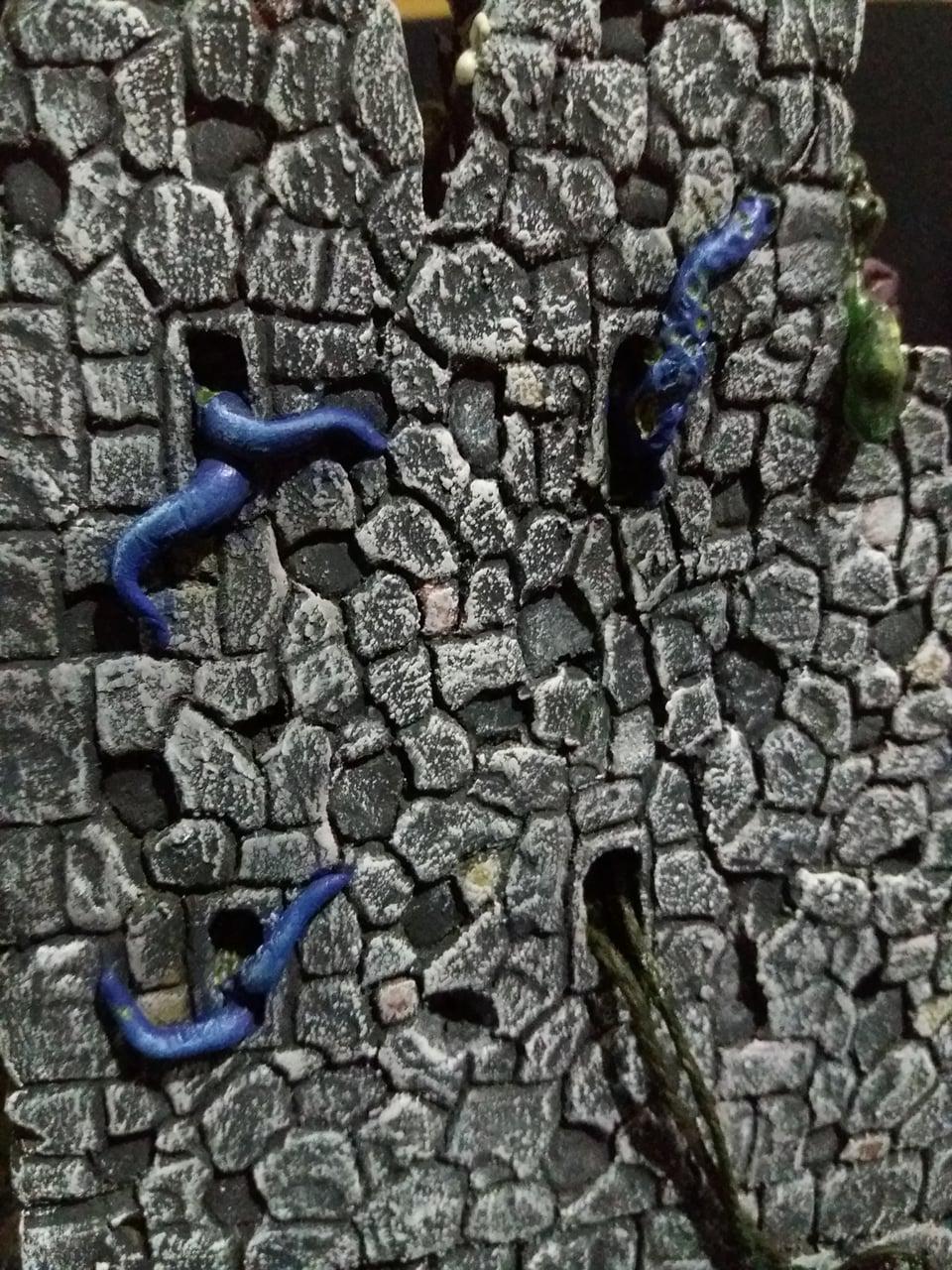 Age, Bretonnians, Eggs, Eyes, Fort, Infested, Mousillon, Nurgle, Sigmar, Stone, Tentacles, Terrain, Ulcers, Walls, Warhammer Fantasy, Worms