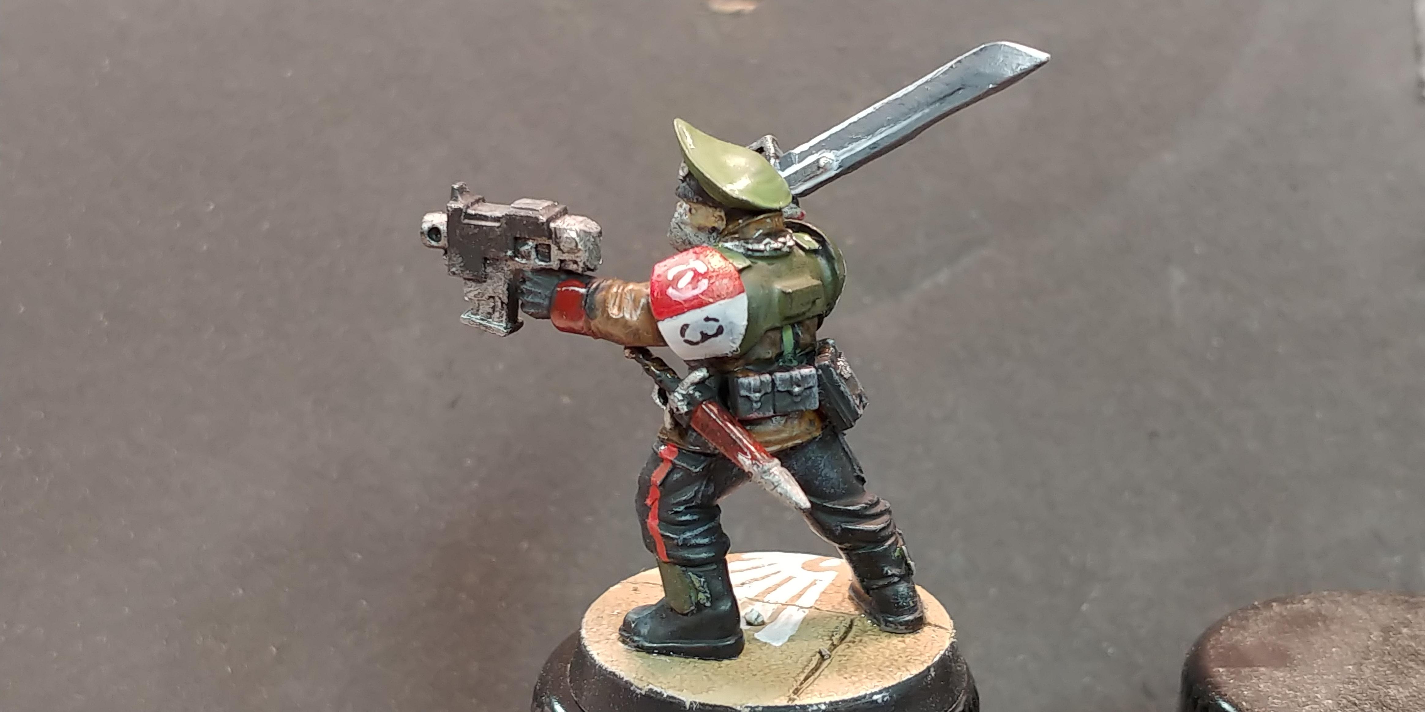 Am, Astra Militarum, Bolt Pistol, Commander, Company, Company Commander, Imperial Guard, Power Sword, Urban