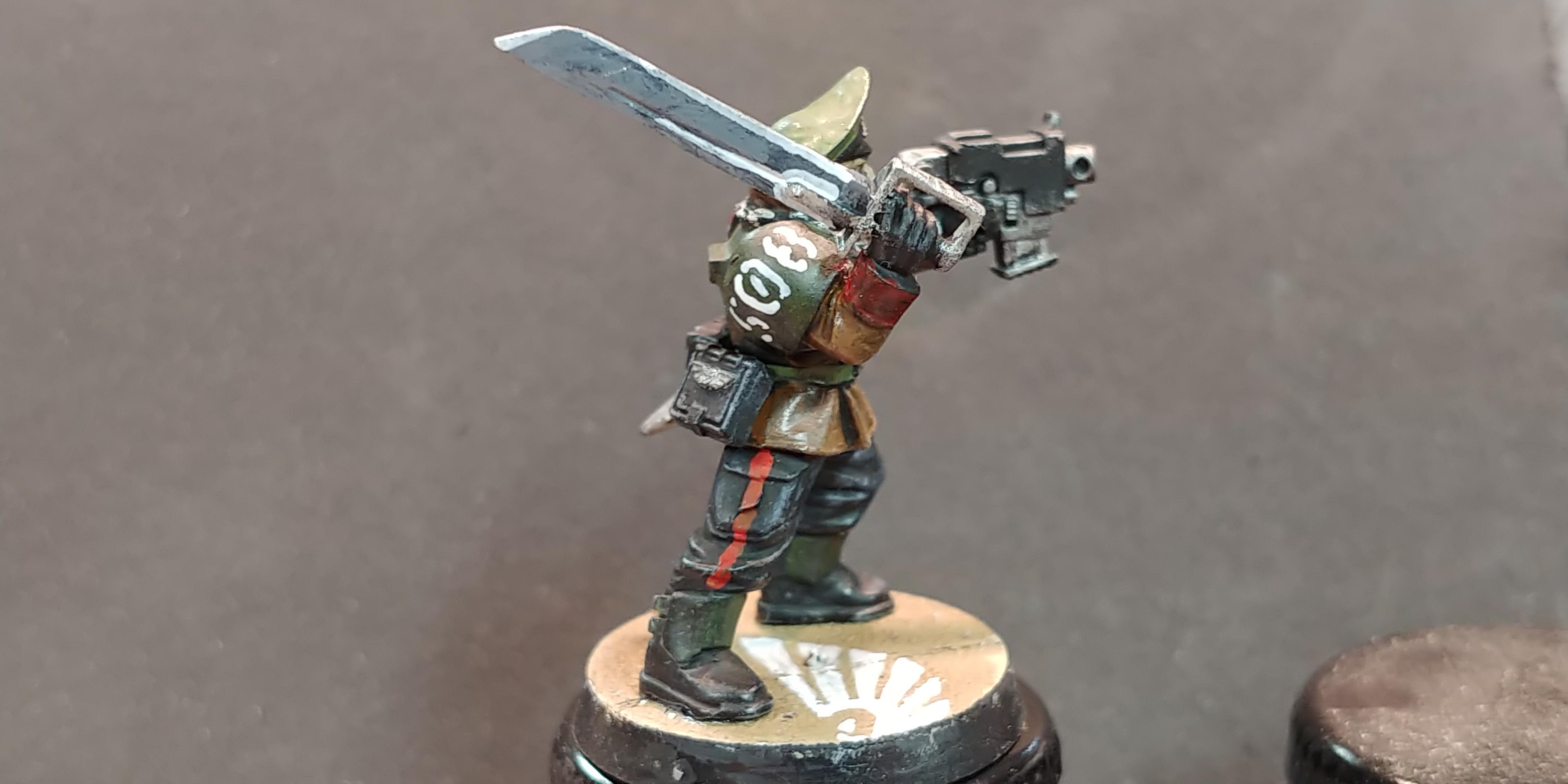 Am, Astra Militarum, Bolt Pistol, Commander, Company, Company Commander, Imperial Guard, Power Sword, Urban
