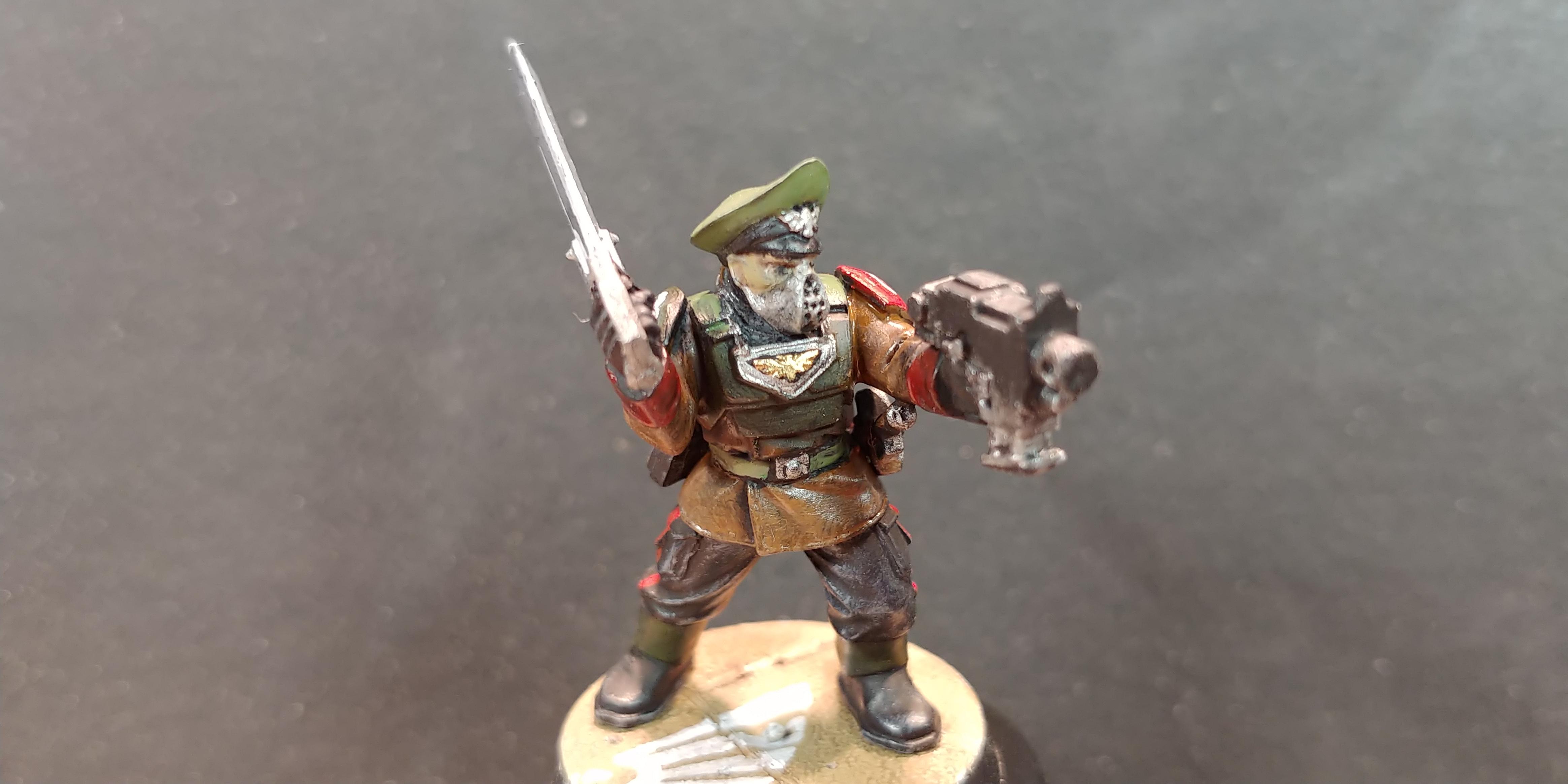 Am, Astra Militarum, Bolt Pistol, Commander, Company, Company Commander, Imperial Guard, Power Sword, Urban