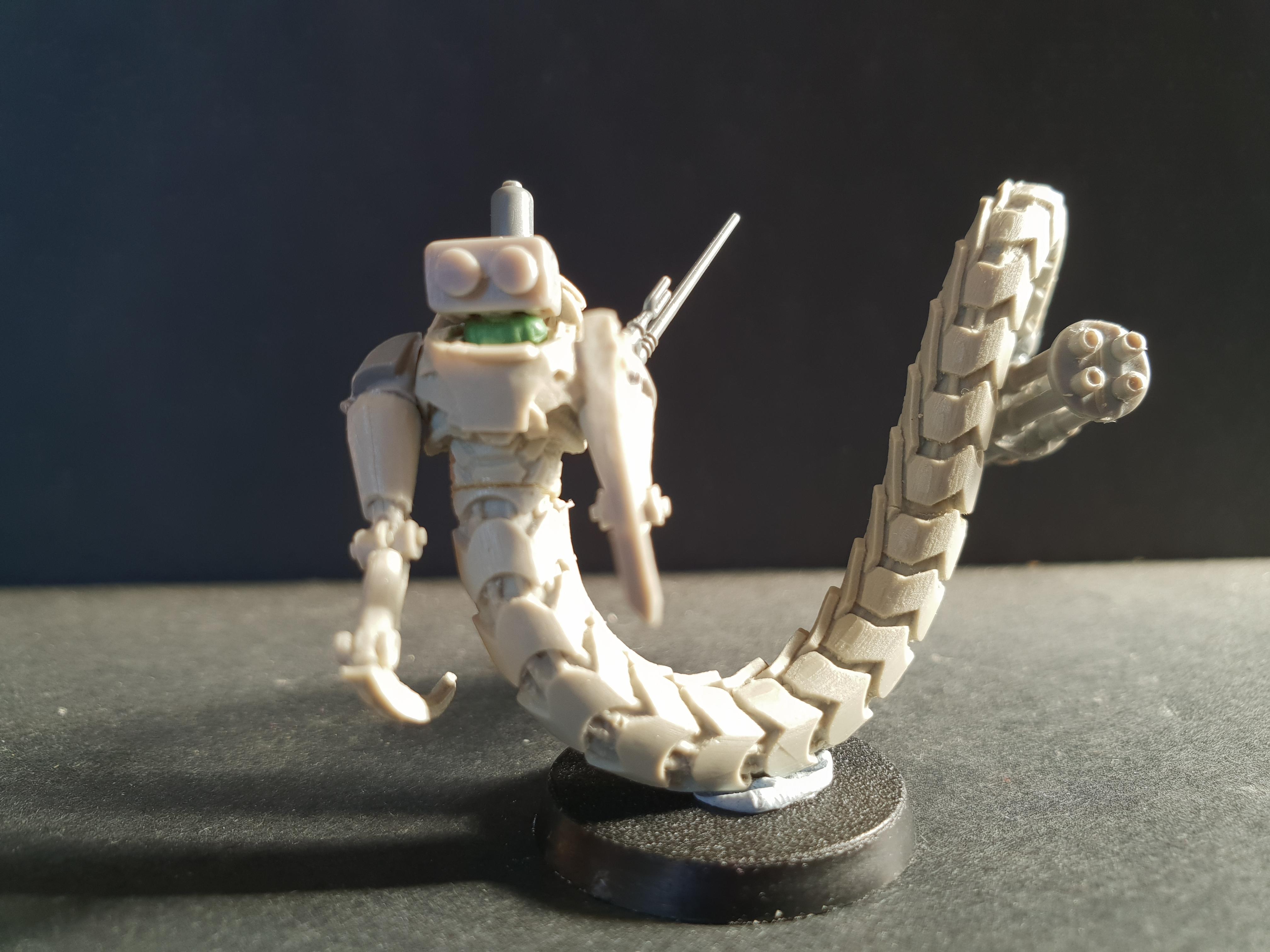 Chaos, Conversion, Mechanicus, Serpentine, Servitors, Warhammer 40,000, Work In Progress