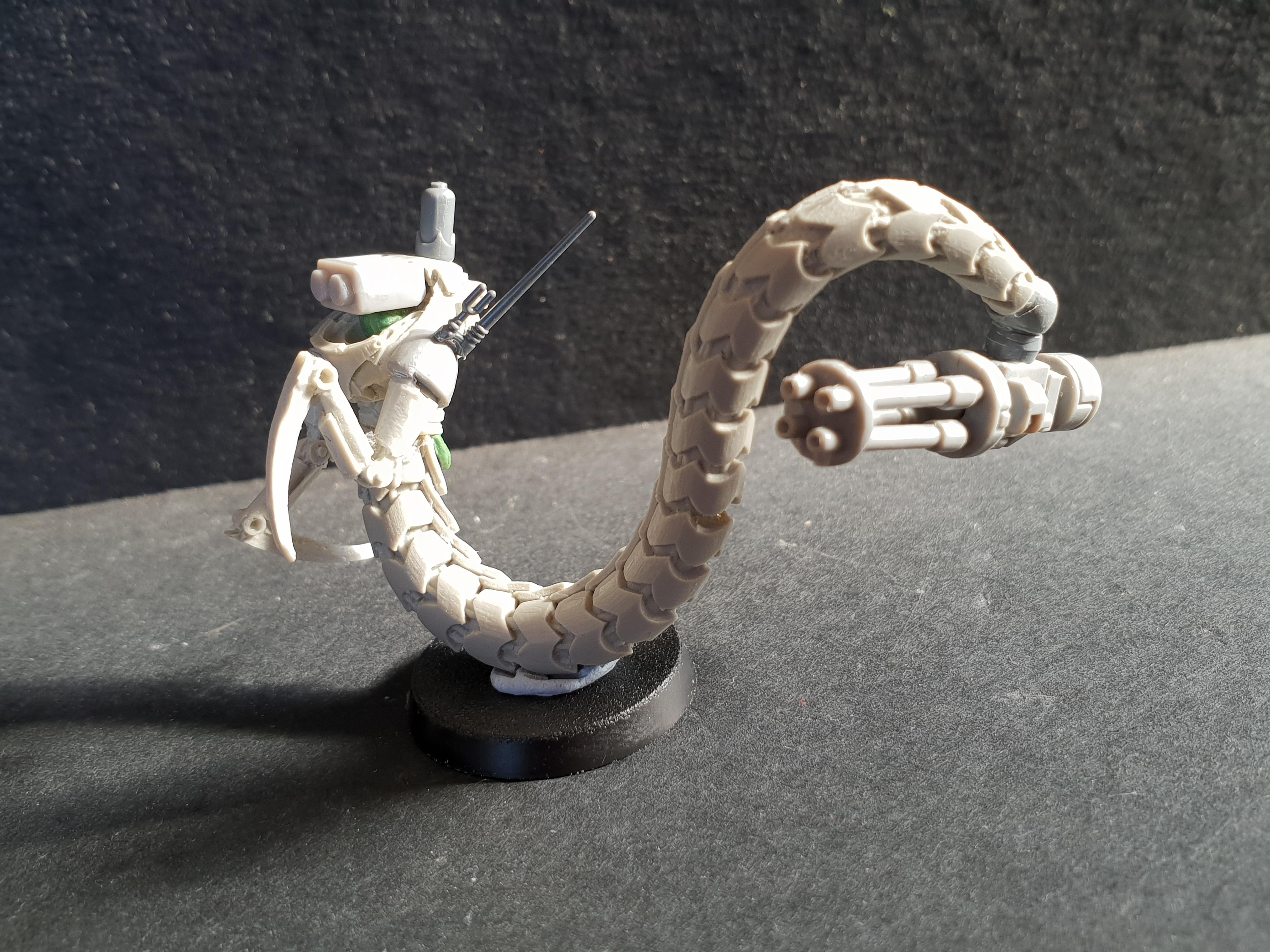 Chaos, Conversion, Mechanicus, Serpentine, Servitors, Warhammer 40,000, Work In Progress