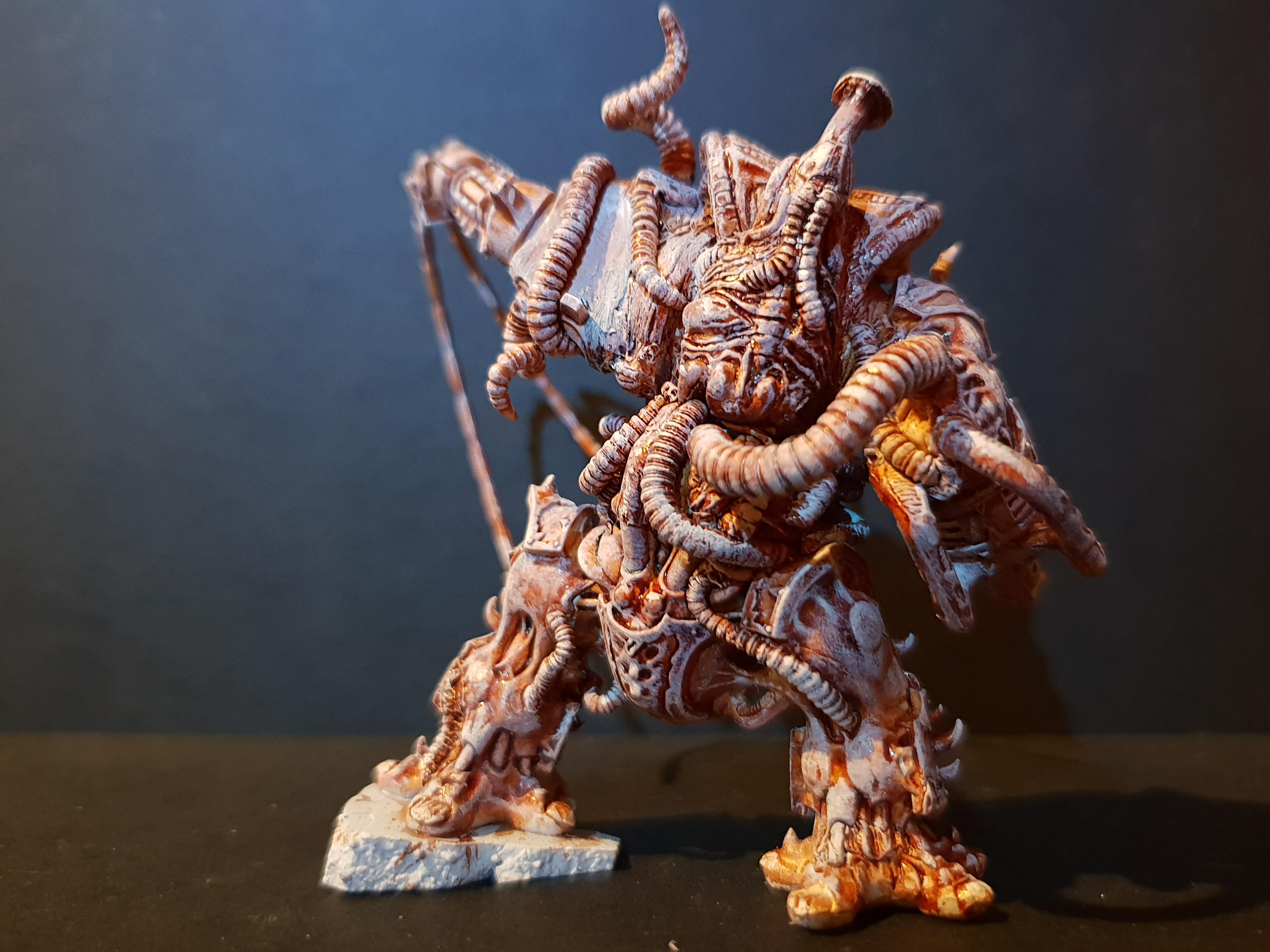 Chaos, Chaos Space Marines, Conversion, Dreadnought, Hellbrute, Warhammer 40,000, Work In Progress