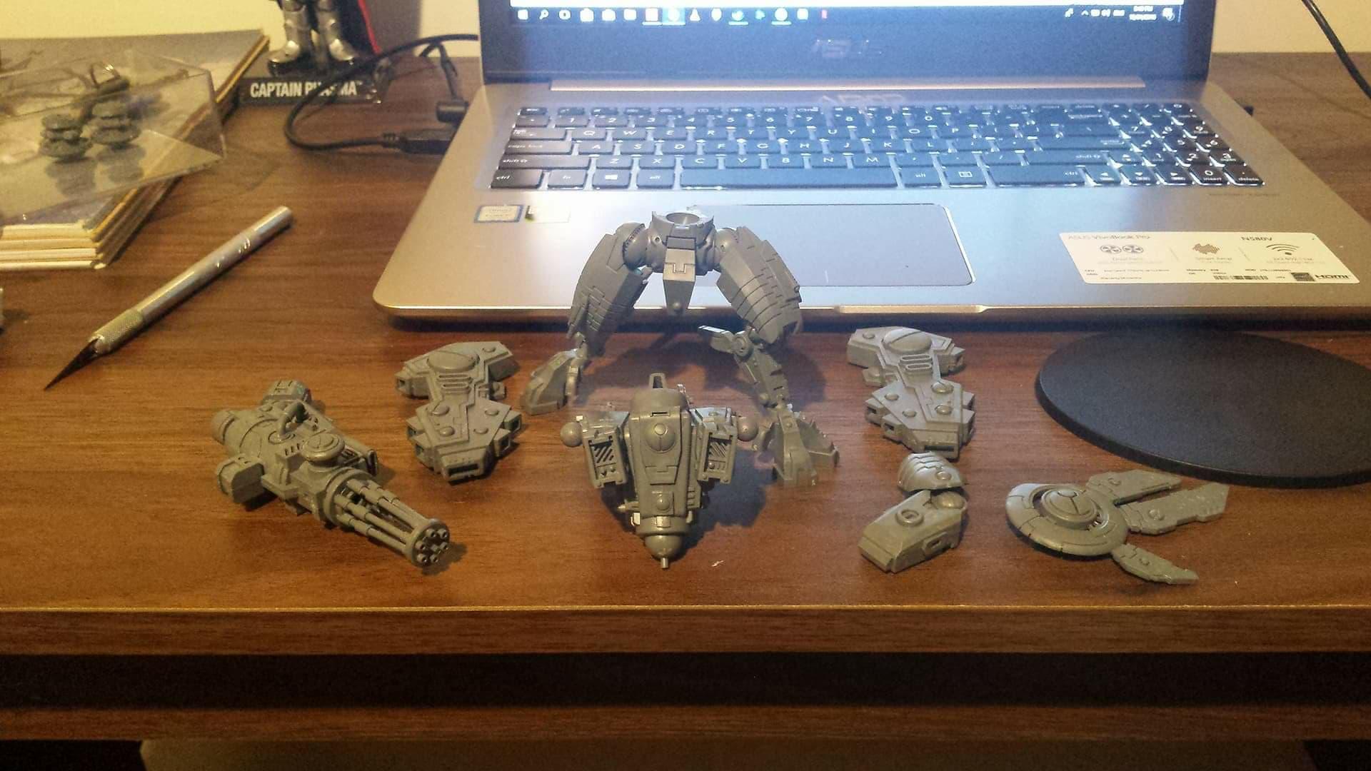 Battlesuit, Riptide, Subassemblies