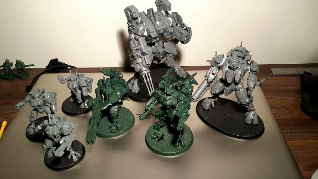 Battlesuit, Tau, Battlesuits