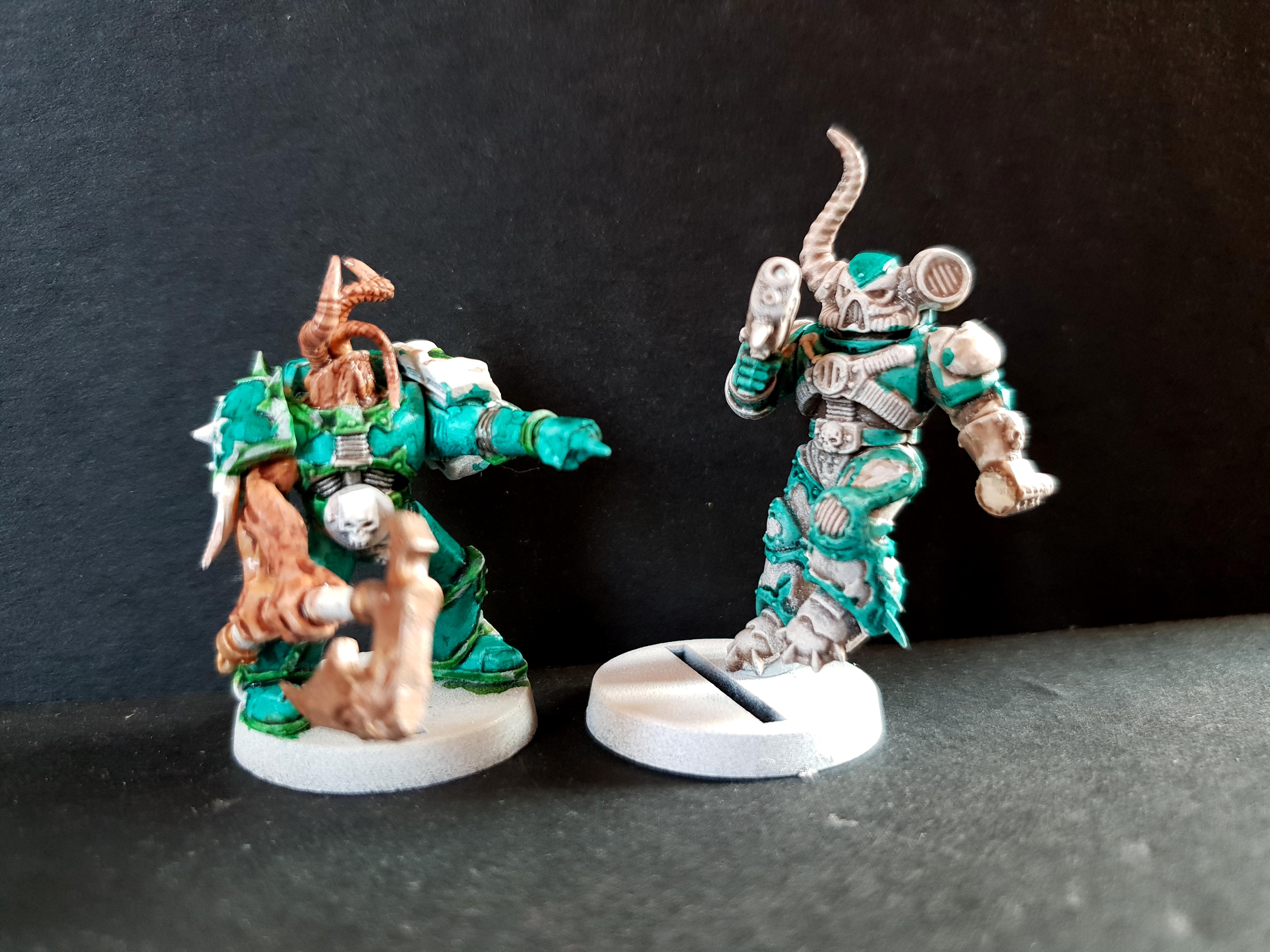 Chaos, Chaos Space Marines, Conversion, Pip, Slaanesh, Warhammer 40,000, Work In Progress