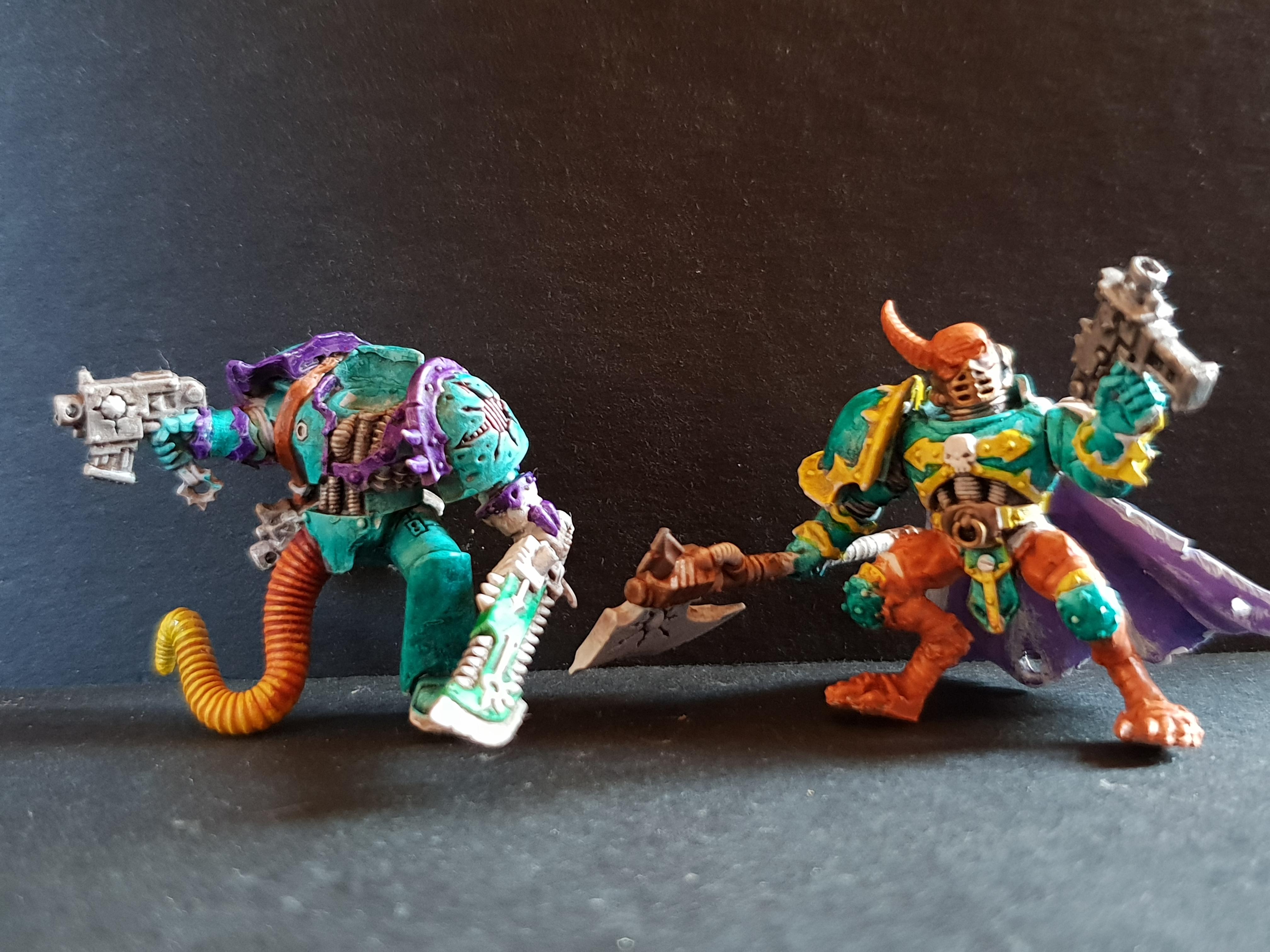 Chaos, Chaos Space Marines, Conversion, Pip, Slaanesh, Warhammer 40,000, Work In Progress