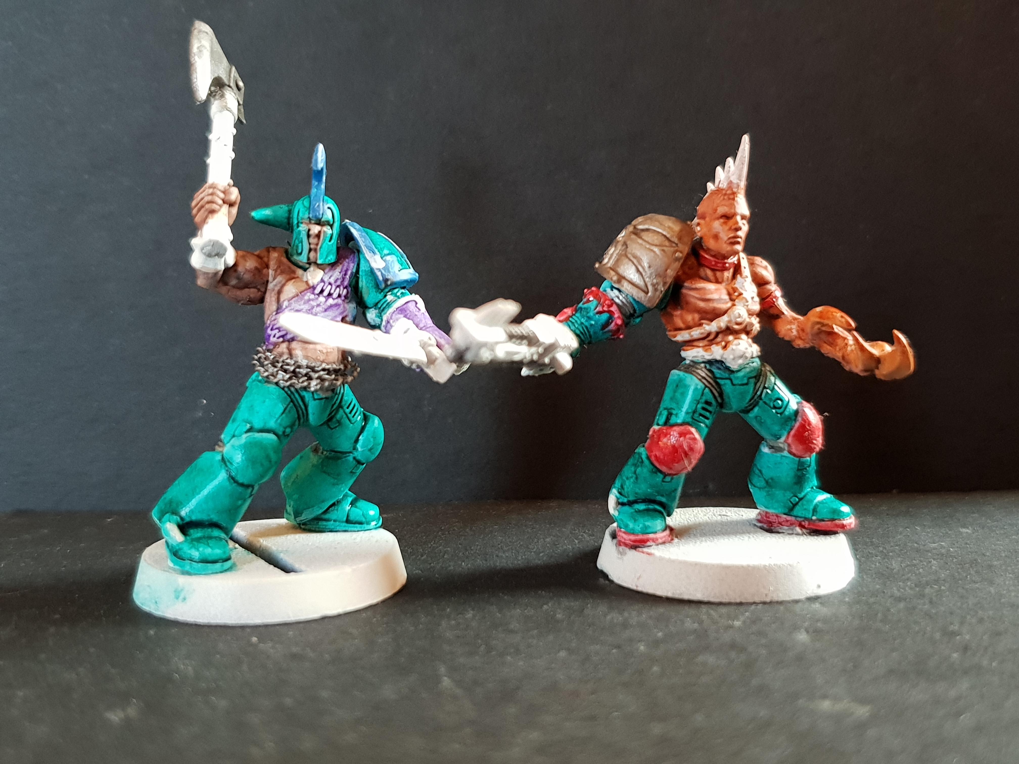 Chaos, Chaos Space Marines, Conversion, Pip, Slaanesh, Warhammer 40,000, Work In Progress