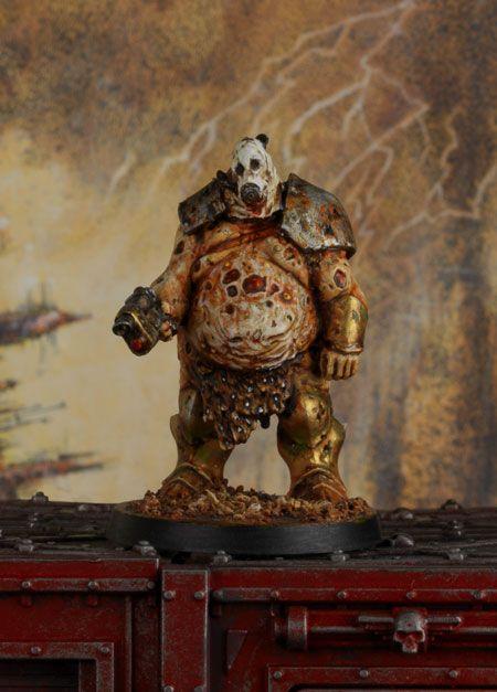 A converted miniature painted in the style I hope to achieve