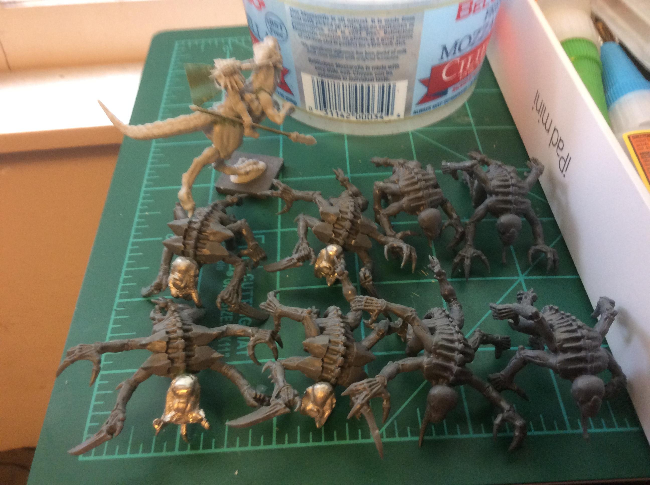 Blaine, Chapter House, Conversion, Games Workshop, Genestealer, Gsc, Mantic, Warhammer 40,000, Work In Progress, Ymgarl Genestealers