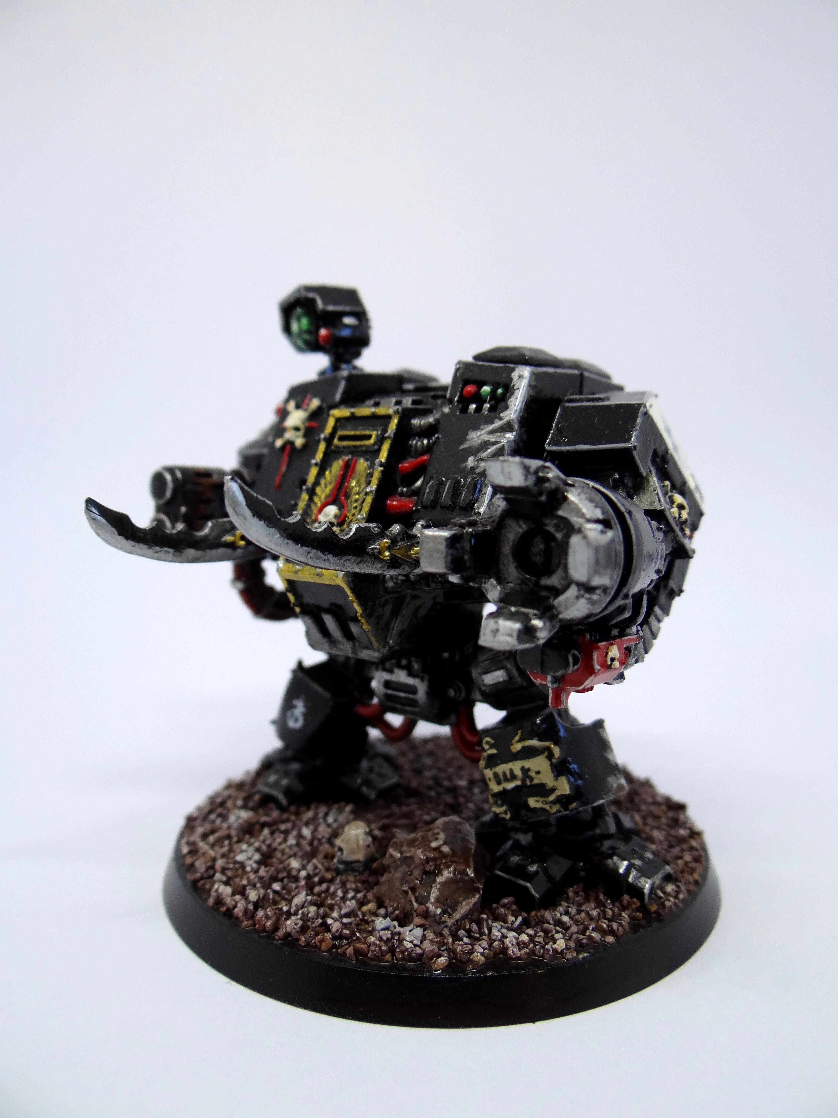 Black, Black Templars, Conversion, Dreadnough, Imperium, Proxy, Space Marines