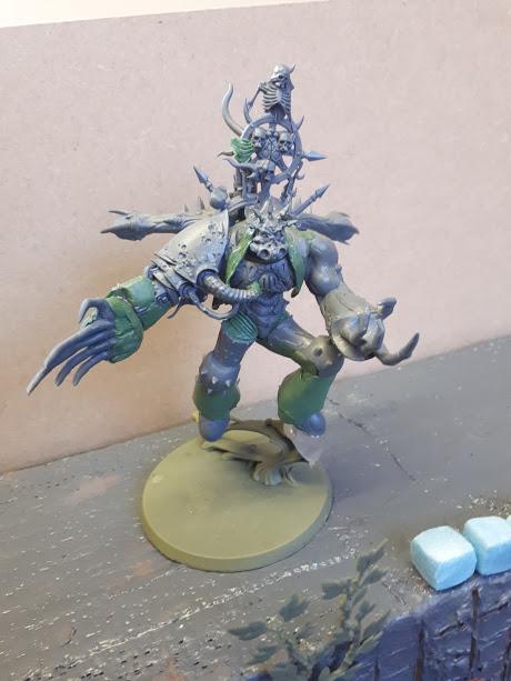 Death Guard daemon prince using some mortarion leftovers and GS