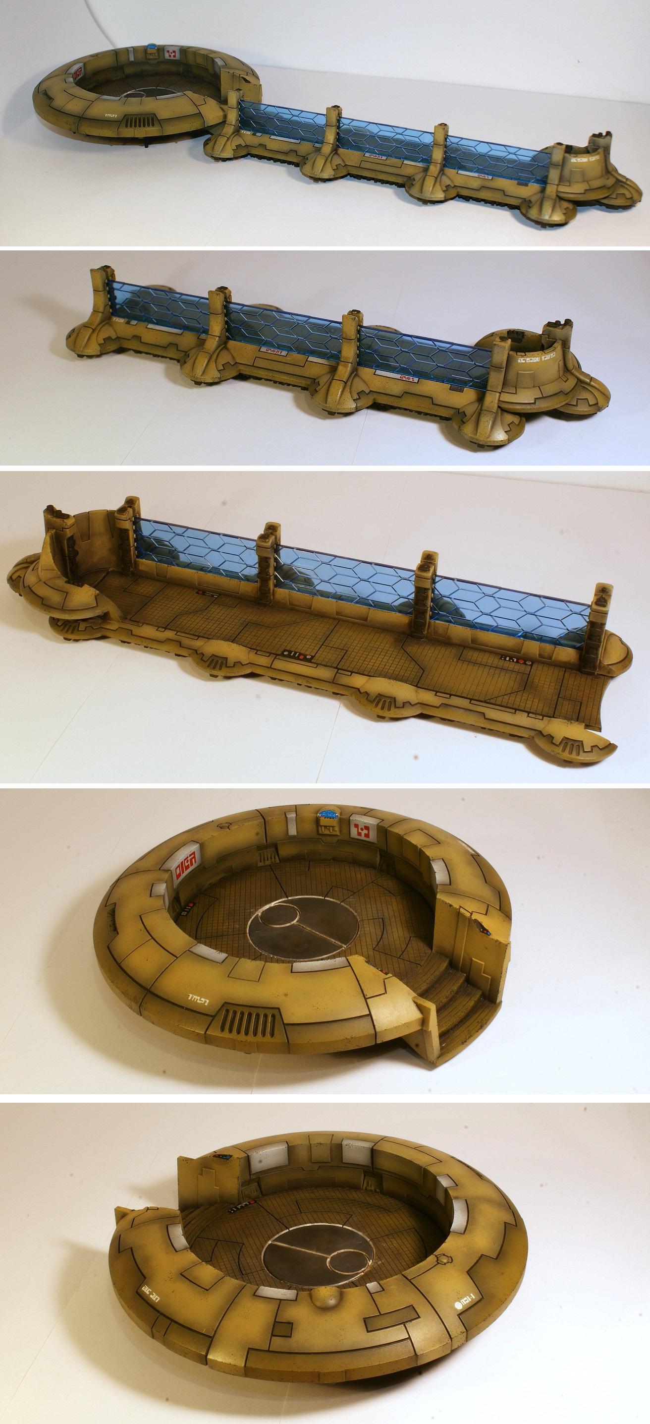 Buildings, Fortification, Tau, Terrain, Tidewall Shieldline, Warhammer 40,000
