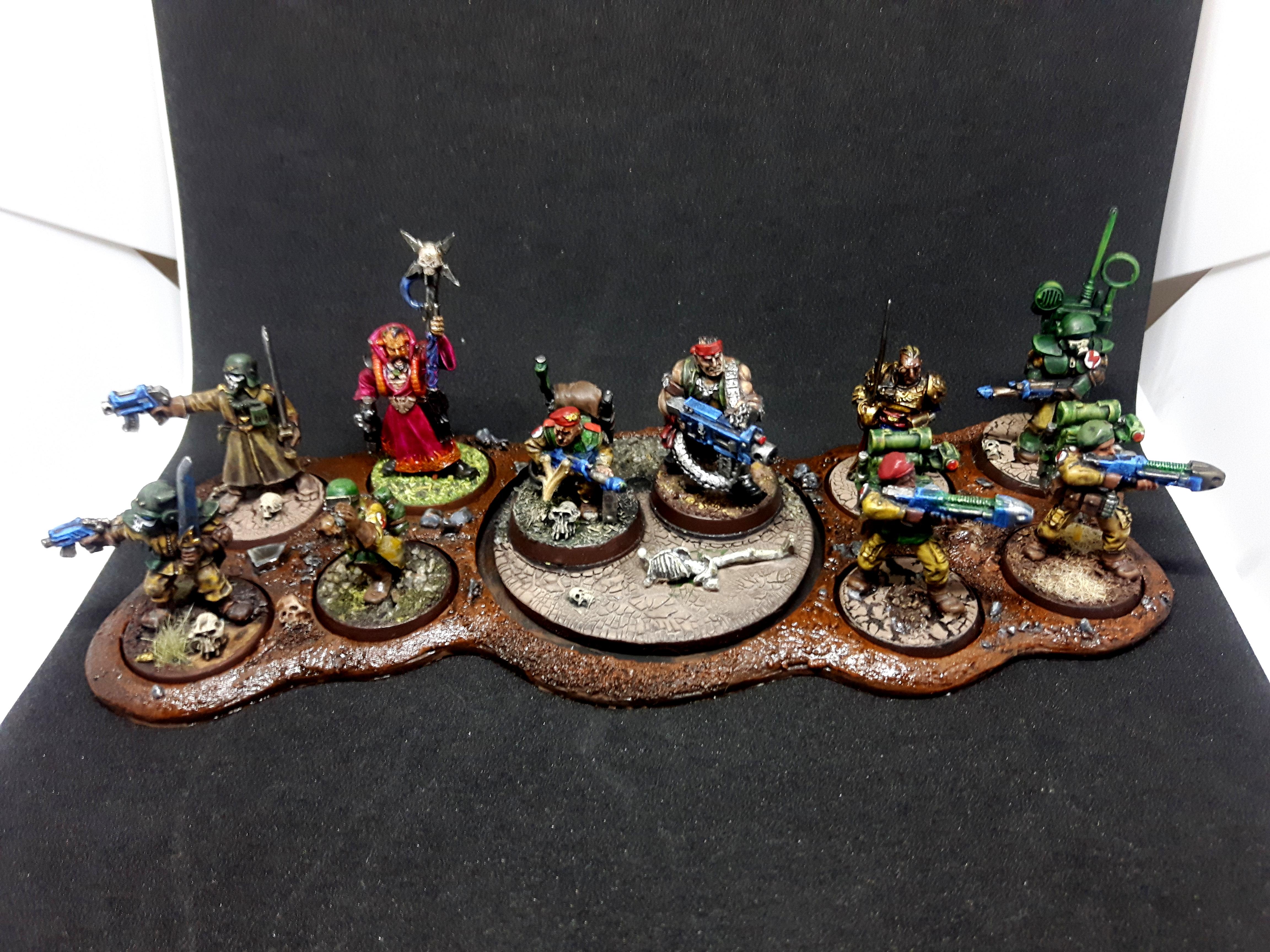 Armageddon Steel Legion, Astra Militarum, Death Korps of Krieg, Games Workshop, Heavy Weapon Team, Hive Ganger, Imperial Guard, Metal, Movement Trays, Necromunda, Resin, Warhammer 40,000