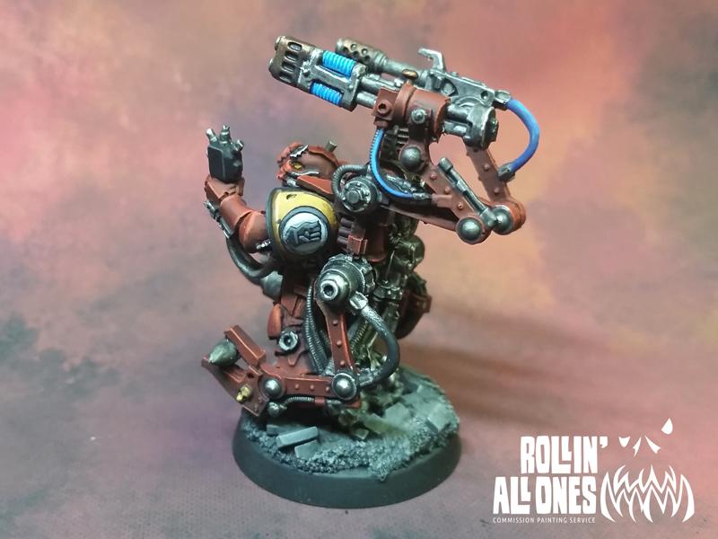 Imperial Fists, Pro-painted, Space Marines, Tech Priest, Techmarine