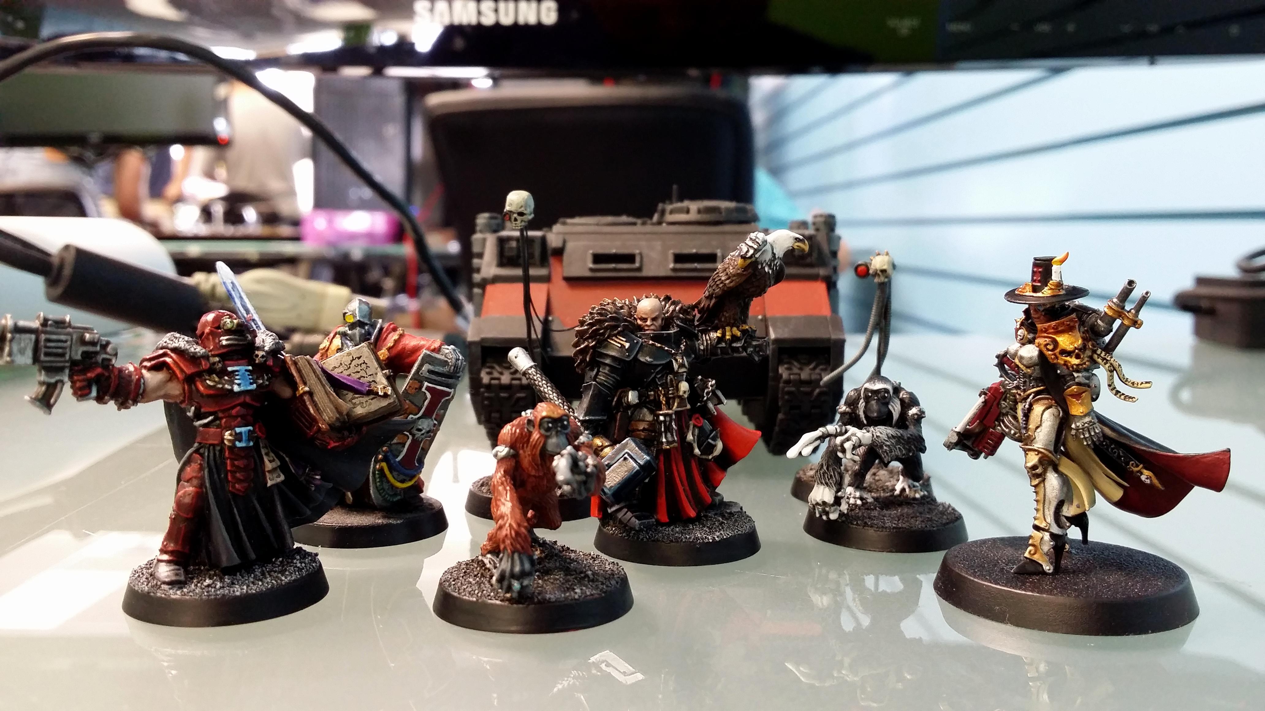 Coteaz, Greyfax, Hereticus, Inquisition, Inquisitor, Jokaero, Ordos, Servo Skull, Warhammer 40,000, Warhammer Fantasy
