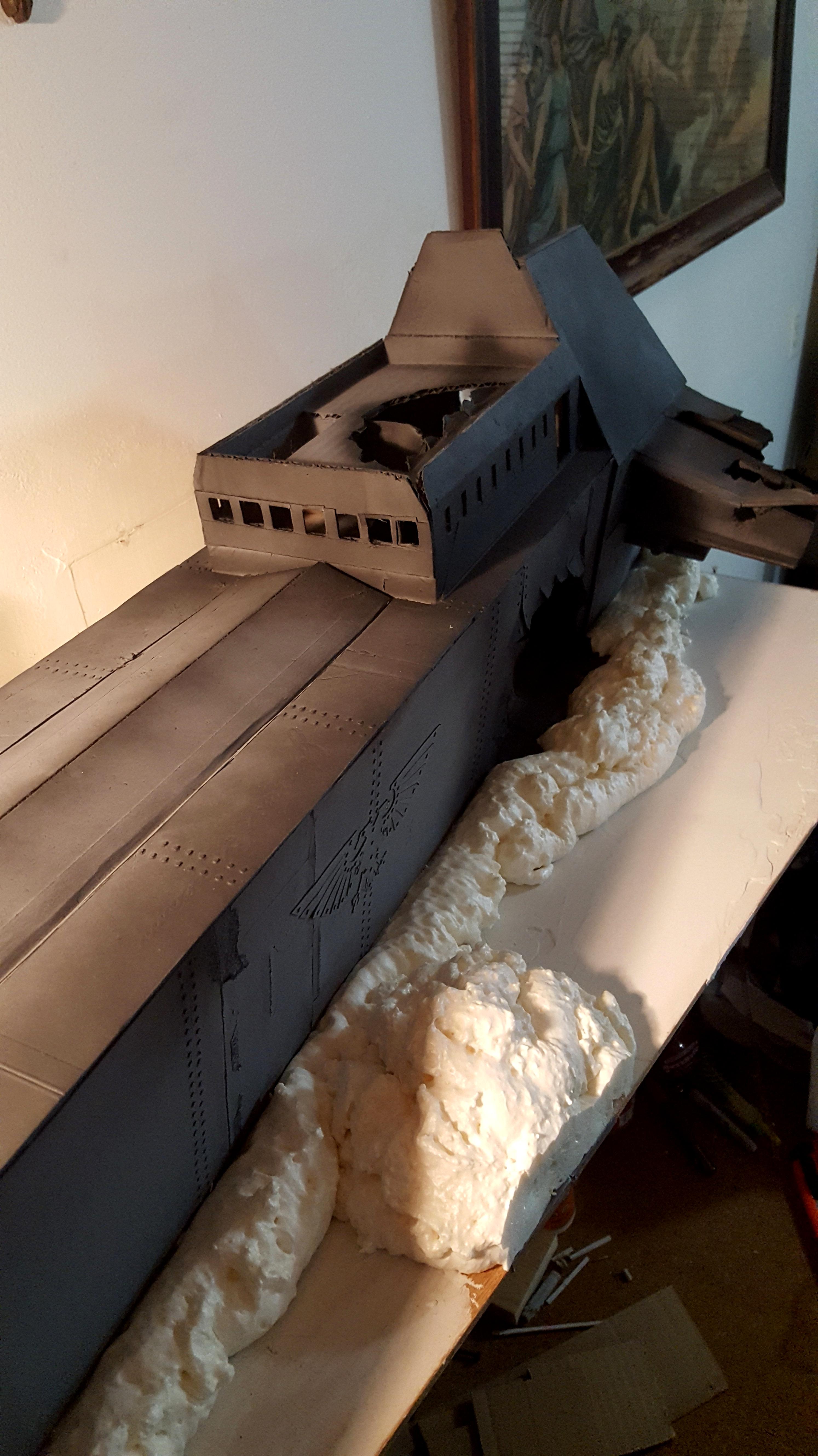 Big, Crash, Shuttle, Spaceship, Terrain
