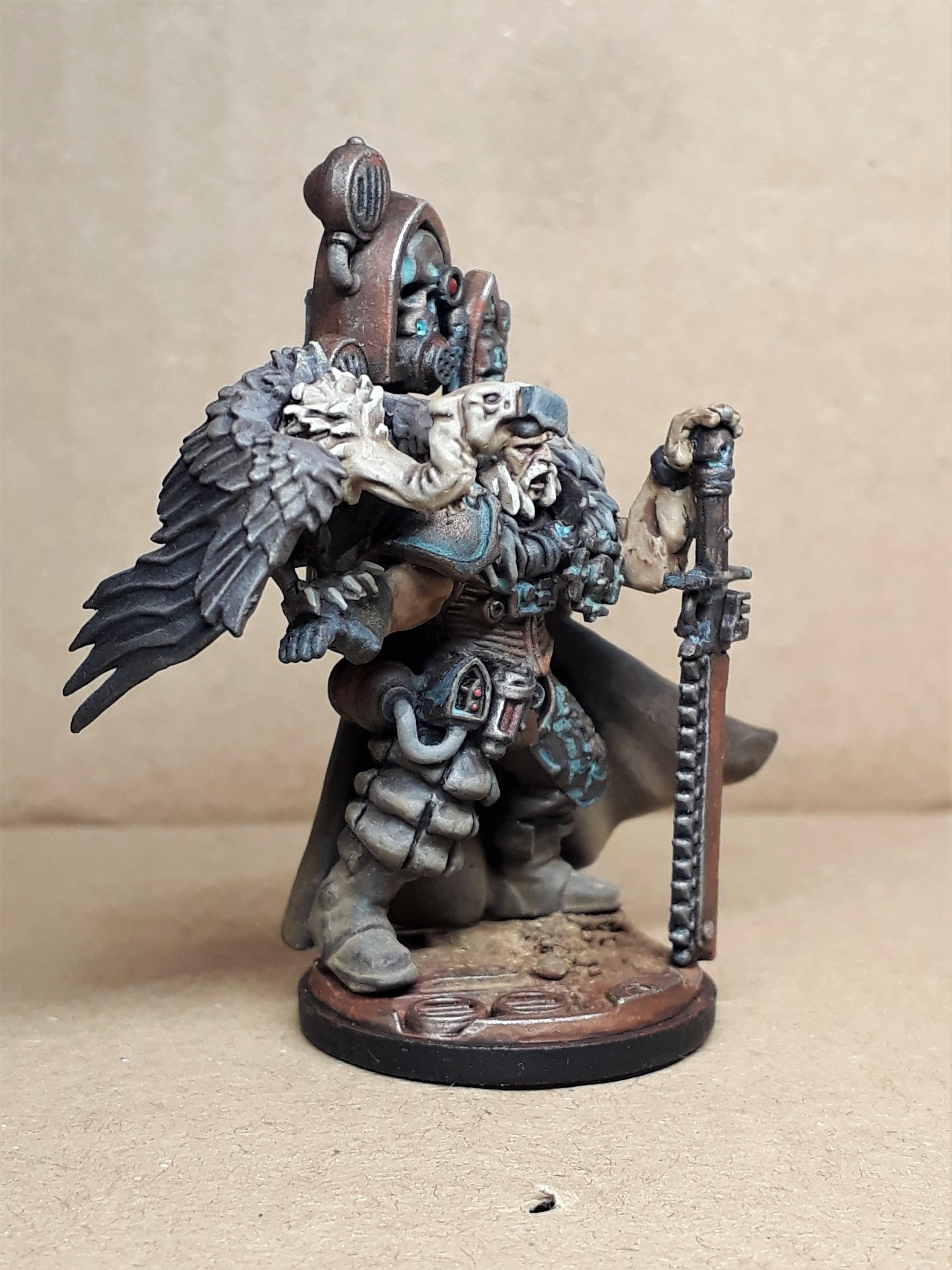 Astra Militarum, Company Commander, Dusty, Imperial Guard, Inquisition, Pigments, Rusty, Weathered
