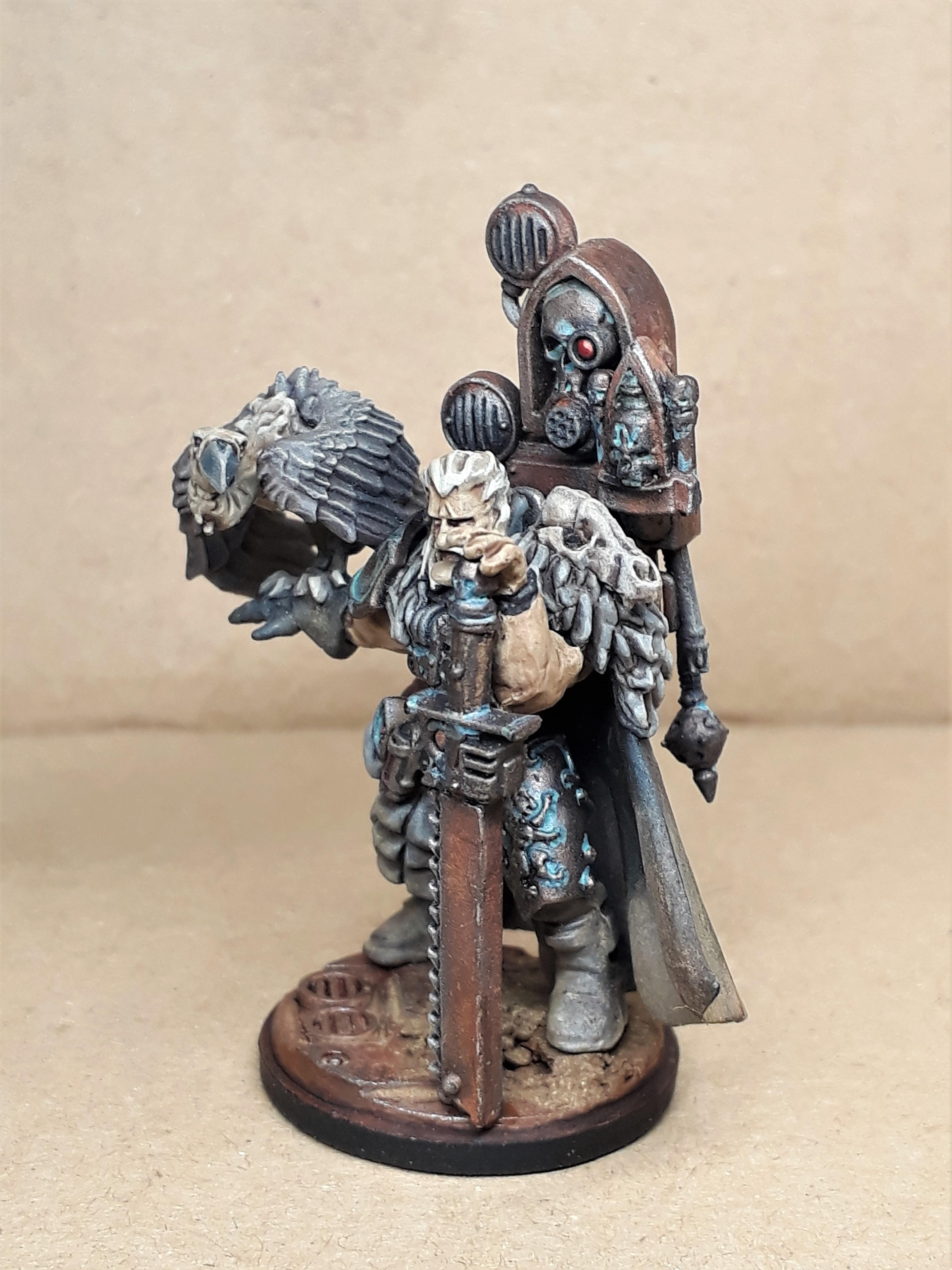 Astra Militarum, Company Commander, Dusty, Imperial Guard, Inquisition, Pigments, Rusty, Weathered