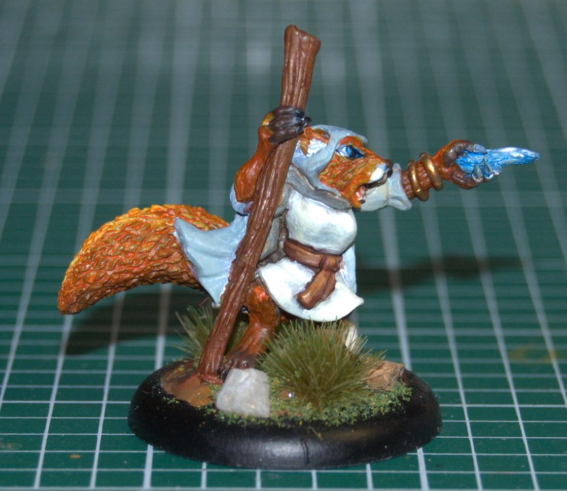 54mm, Oathsworn Miniatures - Red squirell druid, front - Gallery ...