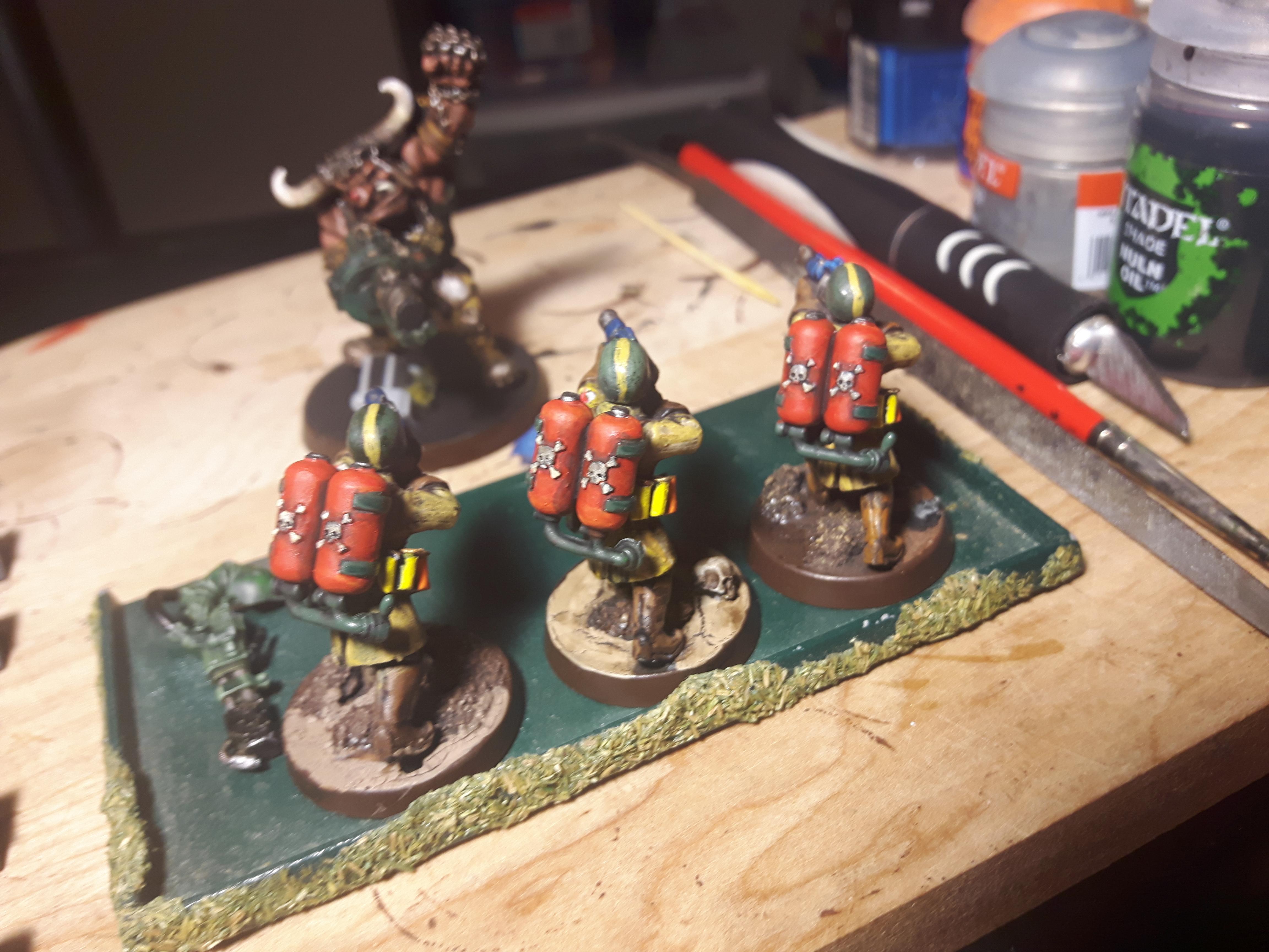 Armageddon Steel Legion, Astra Militarum, Cadians, Death Korps of Krieg, Flamer, Games Workshop, Hive Ganger, Imperial Guard, Metal, Necromunda, Plastic, Warhammer 40,000