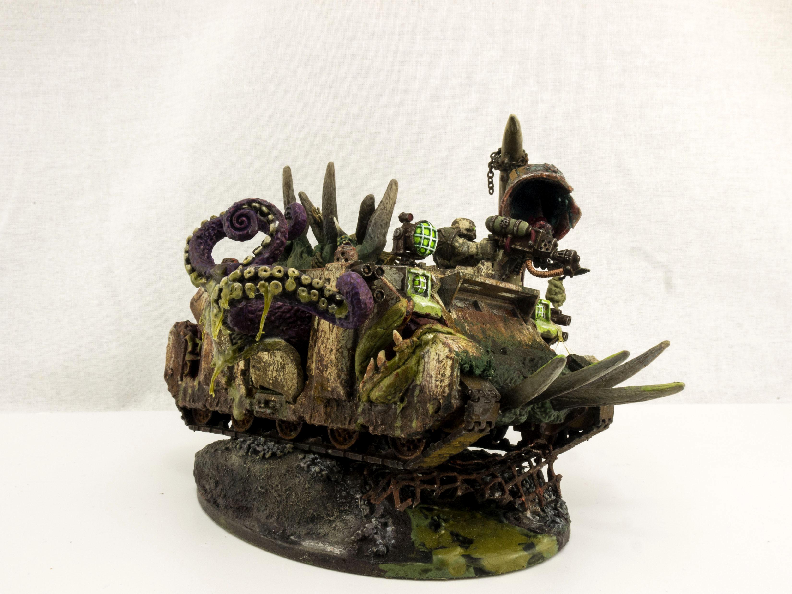 Bell, Death Chime, Death Guard, Dedicated Transport, Nurgle, Predator, Rhino, Tentacles, Zombie