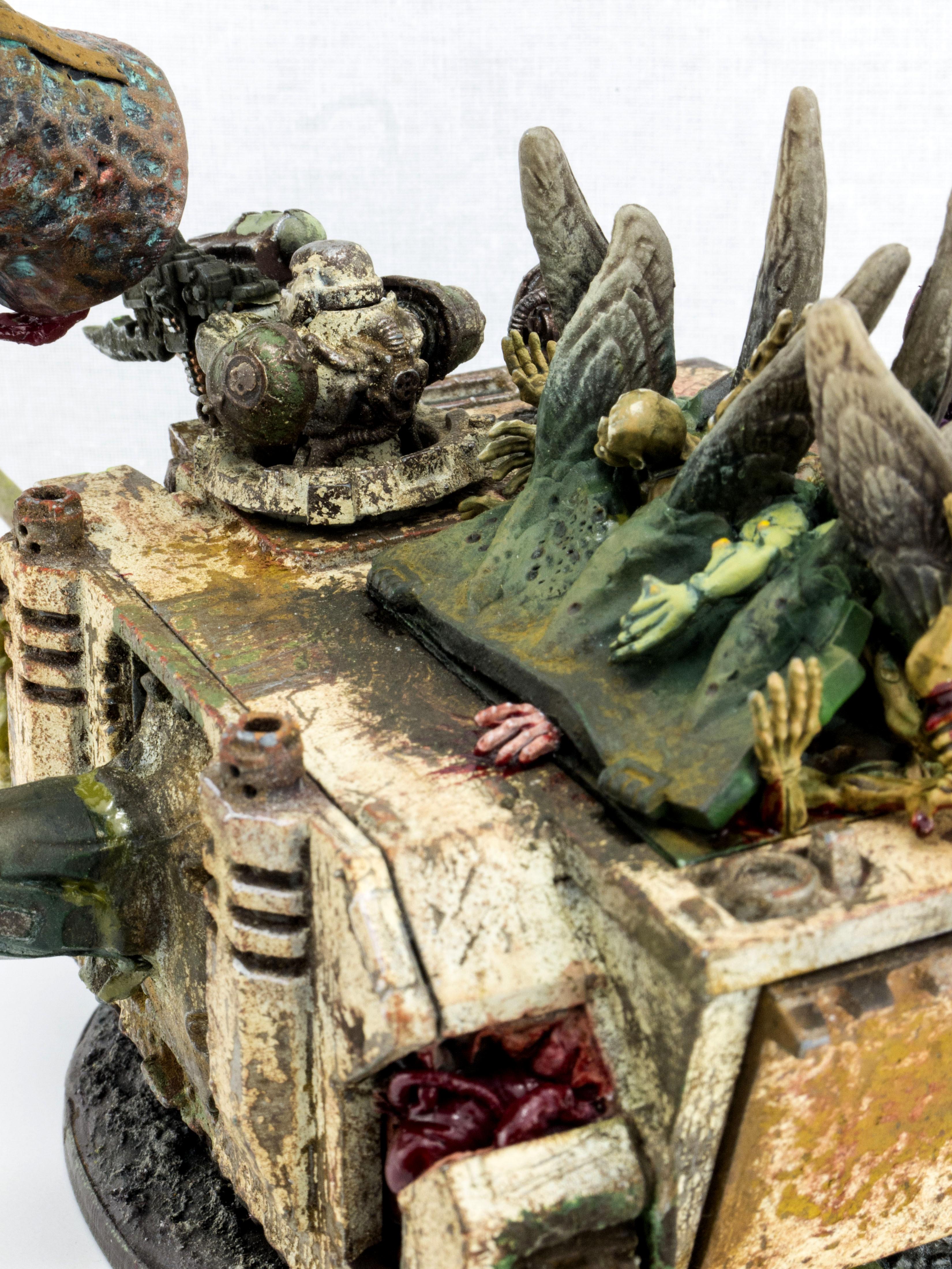 Bell, Death Chime, Death Guard, Dedicated Transport, Nurgle, Predator, Rhino, Tentacles, Zombie