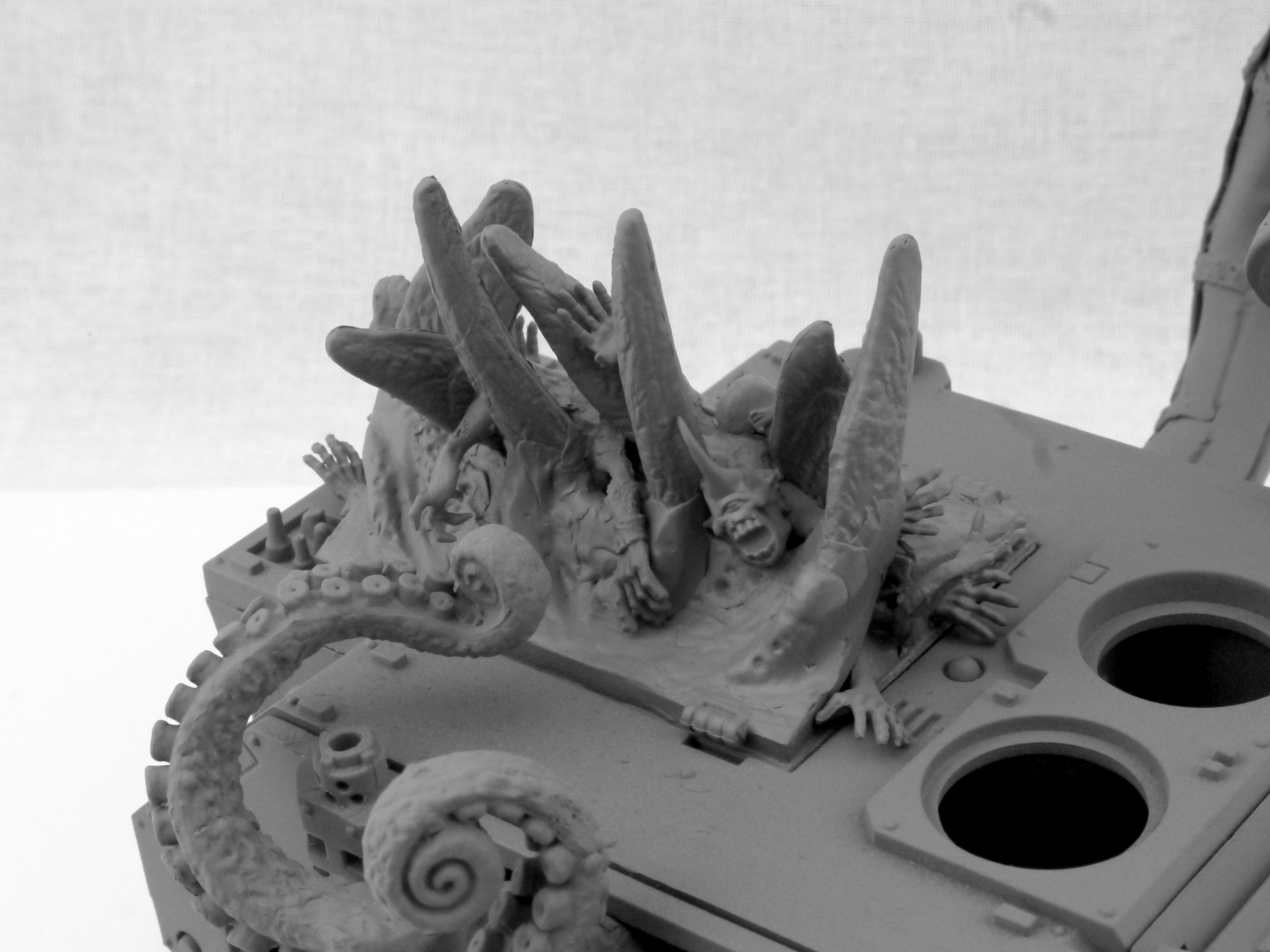 Bell, Death Chime, Death Guard, Dedicated Transport, Nurgle, Predator, Rhino, Tentacles, Zombie