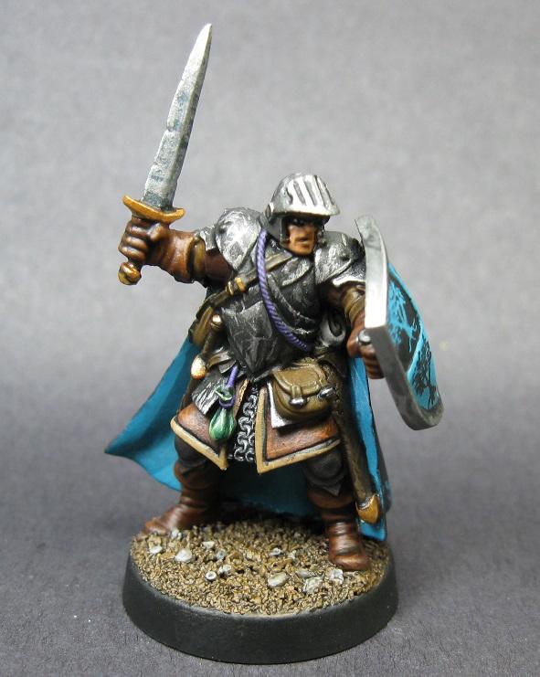 07002: Baran Blacktree, D, Dark Heaven Legends, Painted Reaper Miniature, Reaper Minis, Reaper Painted Miniature, Rpg Miniature, Veteran Warrior