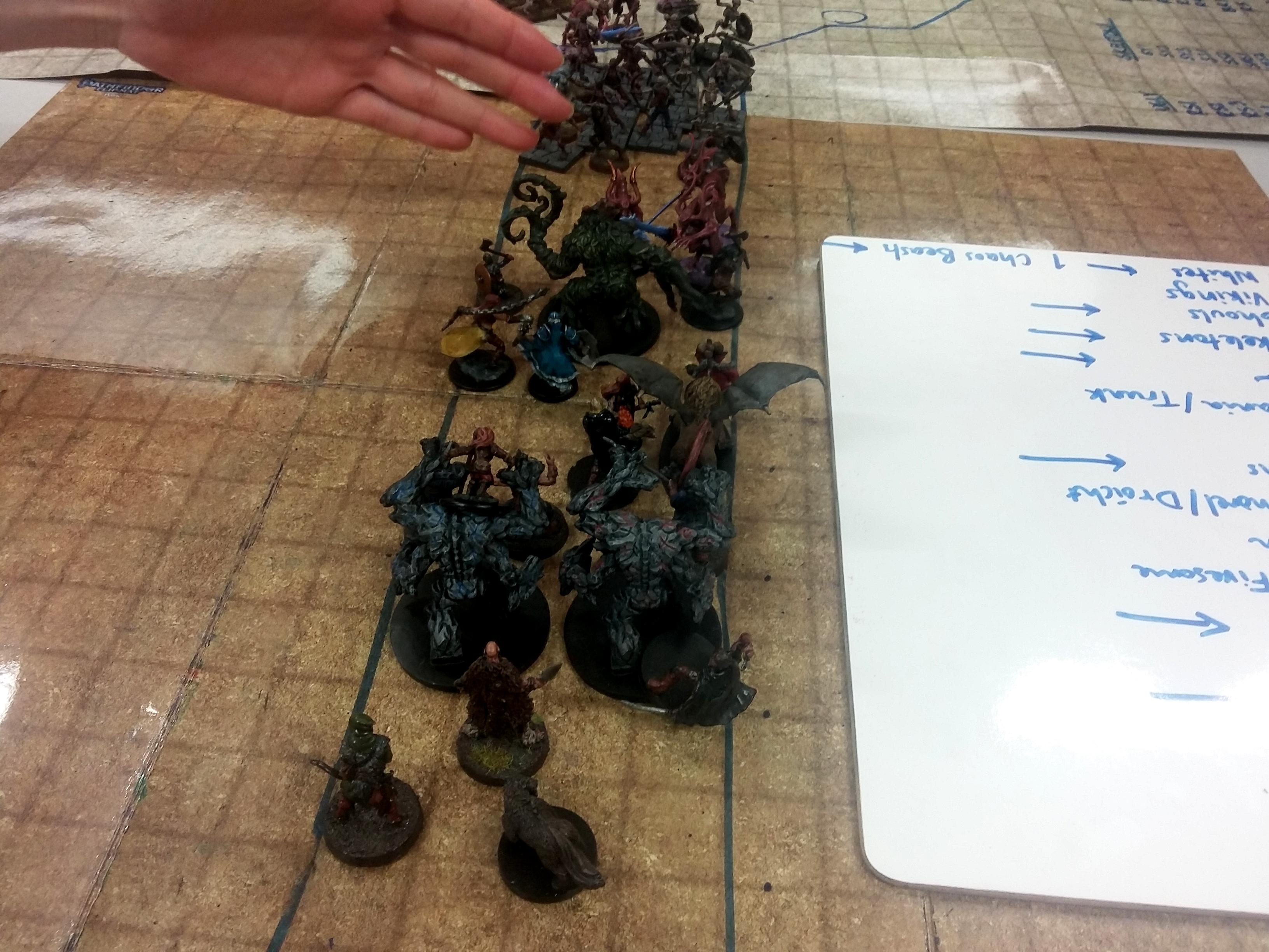 End of Turn 1 - the horde advances