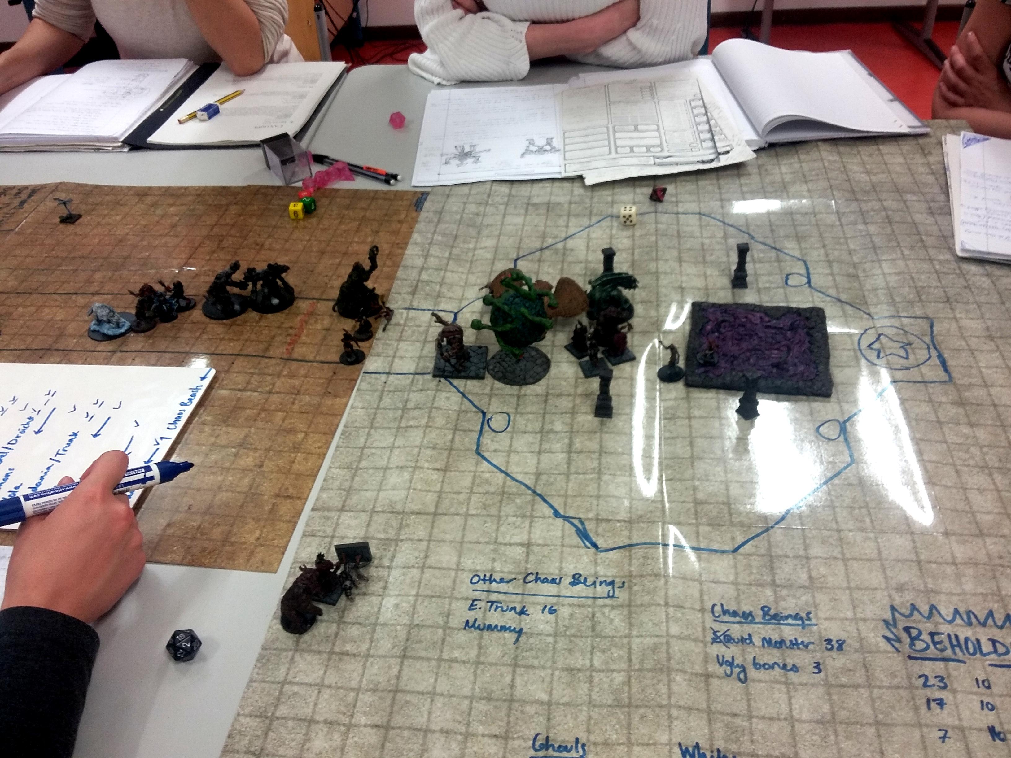 Turn 5 - the beholder advances