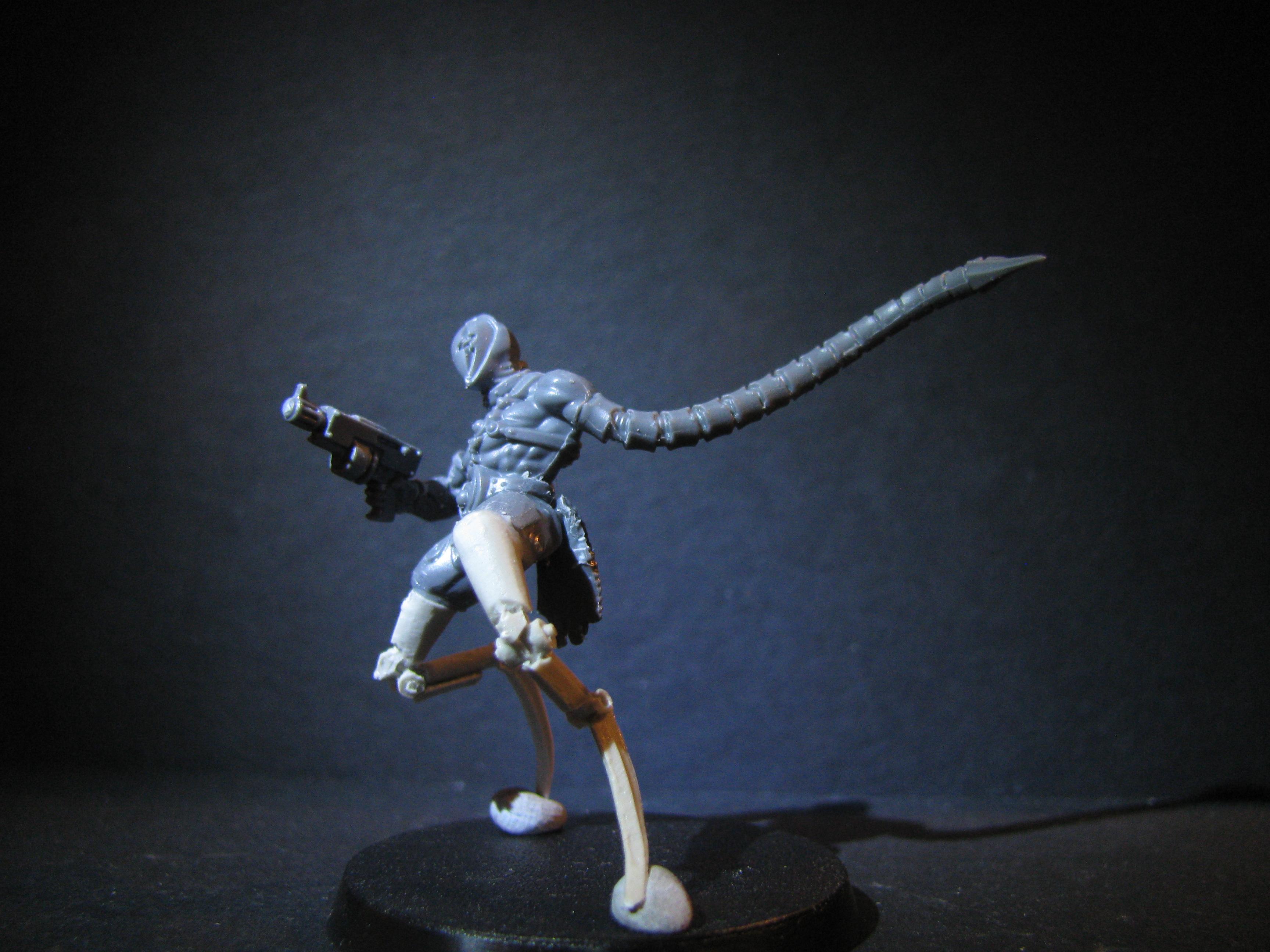 28mm, Chaos, Conversion, Cyborg, Slaanesh, Warhammer 40,000, Work In Progress