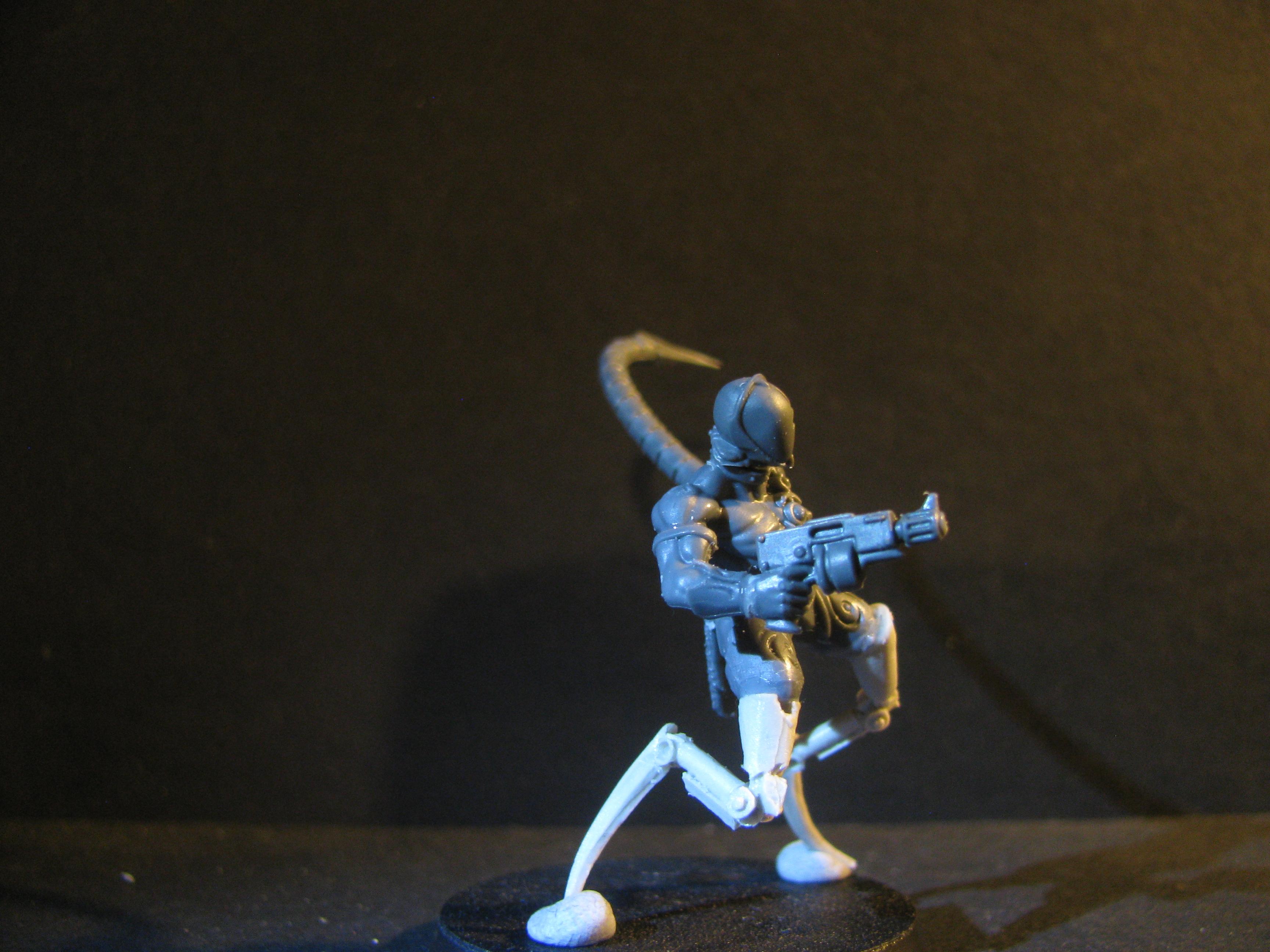 28mm, Chaos, Conversion, Cyborg, Slaanesh, Warhammer 40,000, Work In Progress