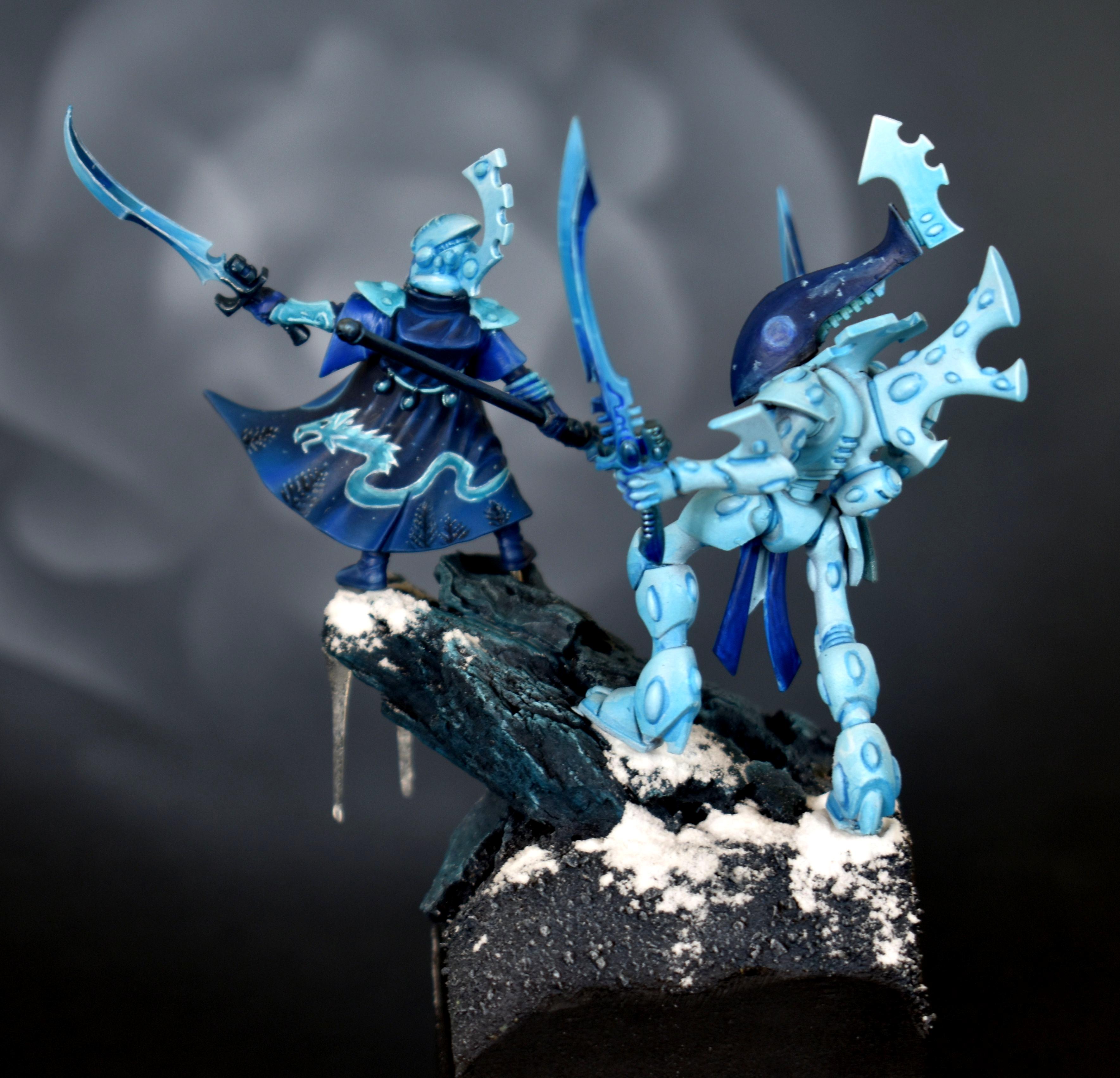 Blue, Farseer, Ice, Monochrome, Snow, Winter