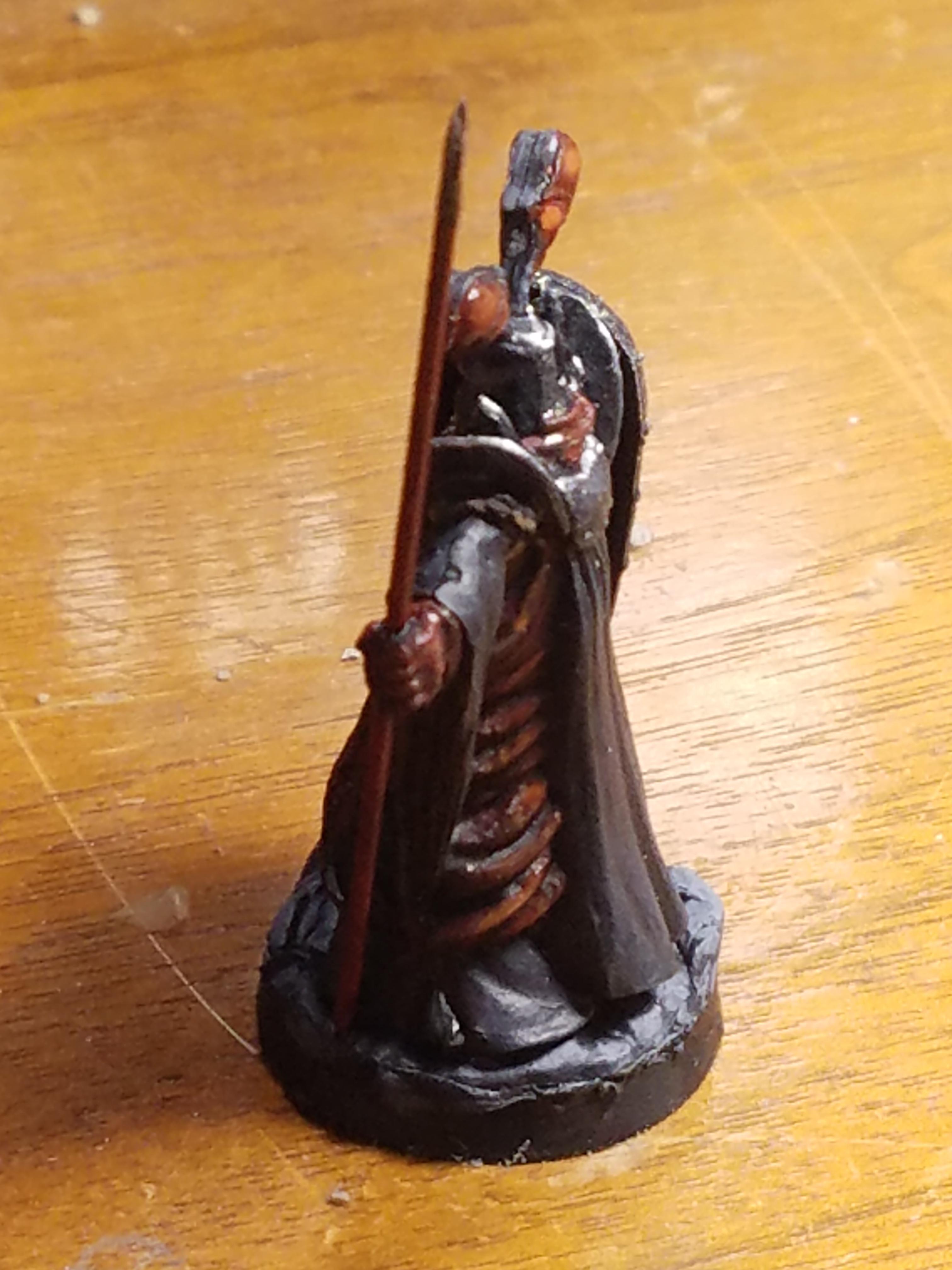 Dakka Painting Challenge 2018, Reaper, Reaper Bones, Red, Robes, Spear, Three-color