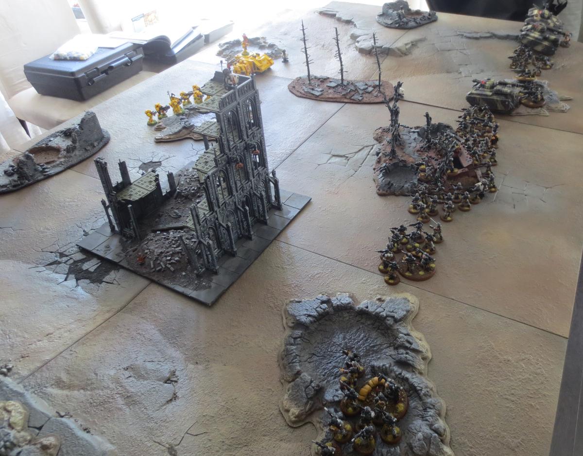 40k Battle Reports, Battle Report, Imperial Guard, Orks, Space Marines