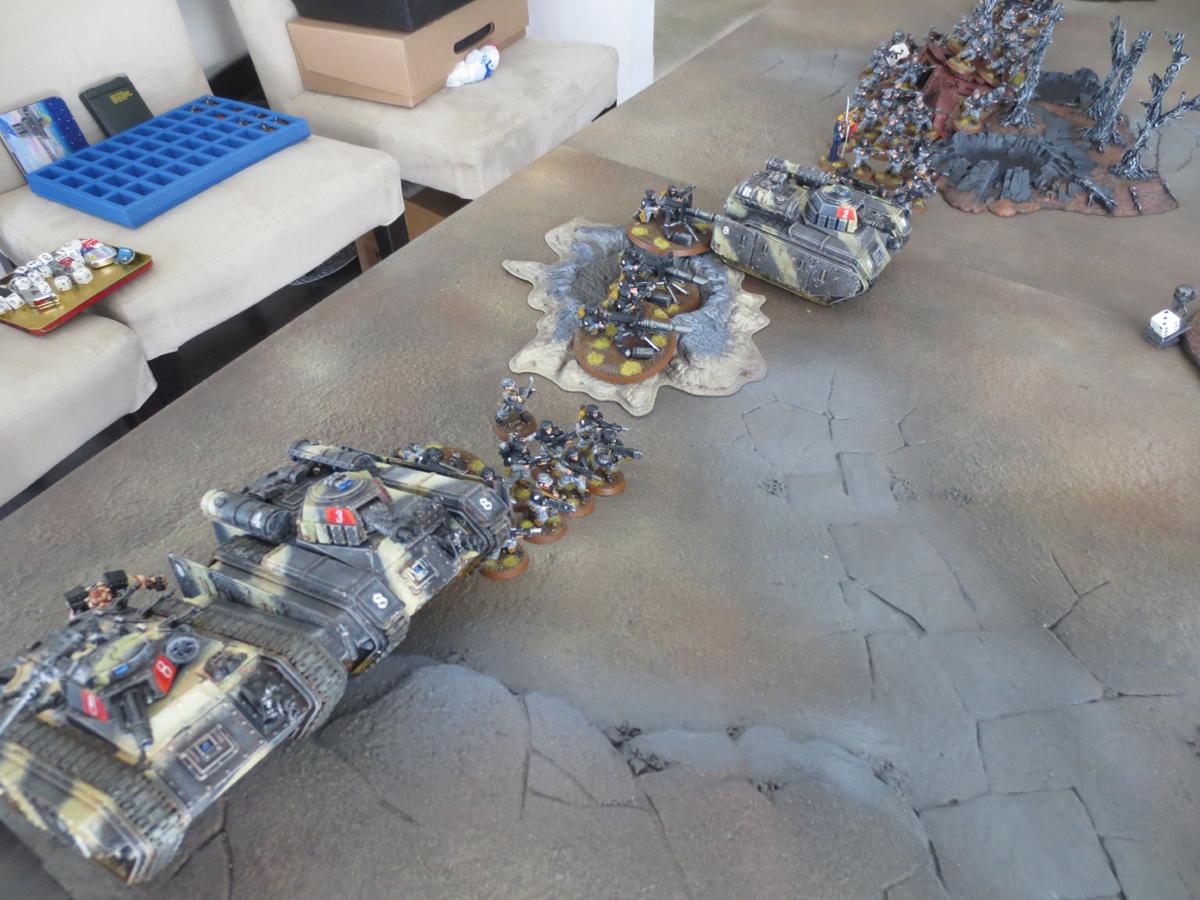 Battle Report, Imperial Guard, Orks, Space Marines