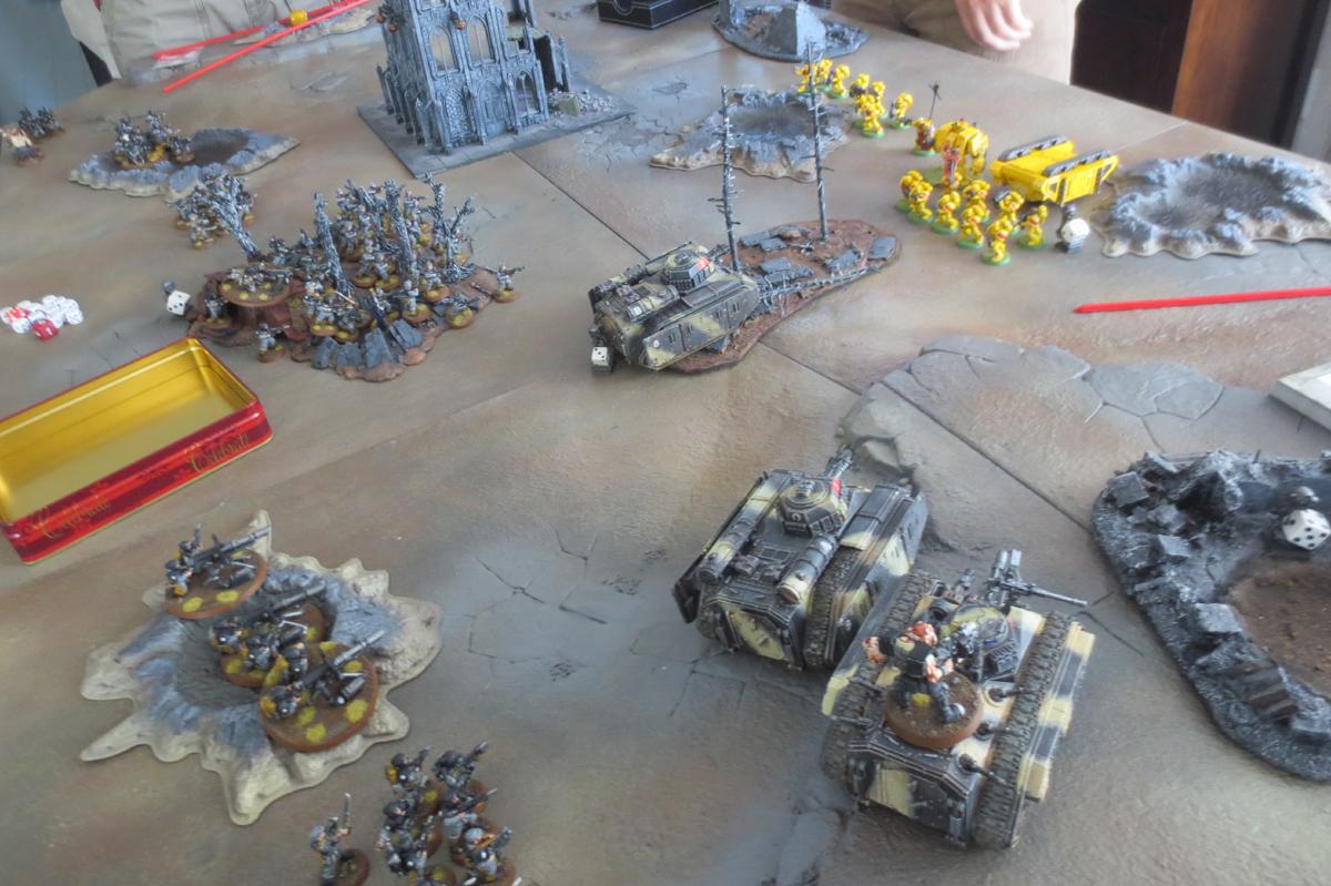 Battle Report, Imperial Guard, Orks, Space Marines