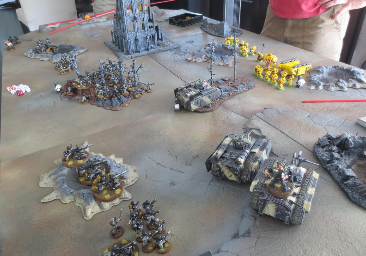 Battle Report, Imperial Guard, Orks, Space Marines