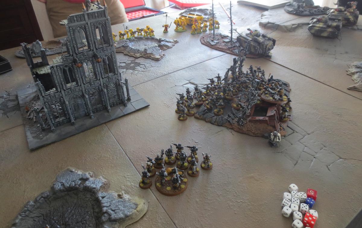 Battle Report, Imperial Guard, Orks, Space Marines