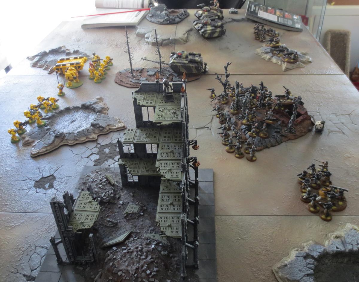 Battle Report, Imperial Guard, Orks, Space Marines