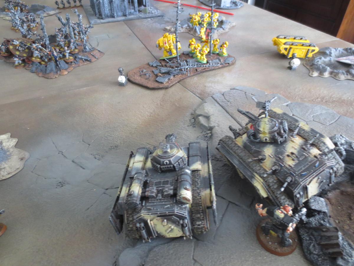 Battle Report, Battle Report. Space Marines, Imperial Guard, Orks