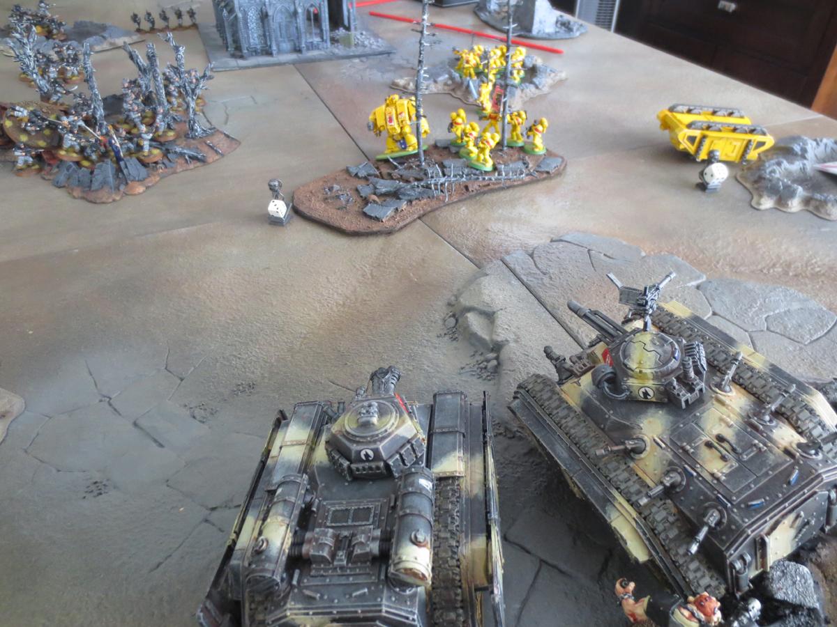 Battle Report, Battle Report. Space Marines, Imperial Guard, Orks